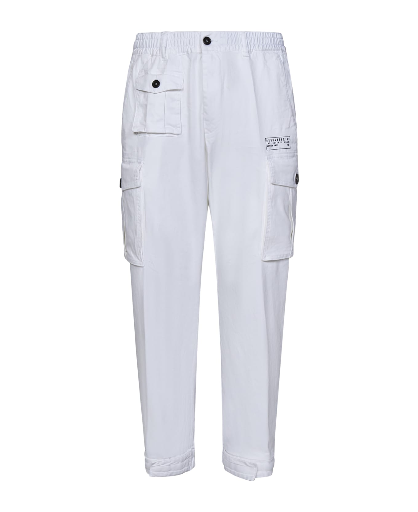 Dsquared2 Urban Cyprus Cargo Trousers - White ボトムス