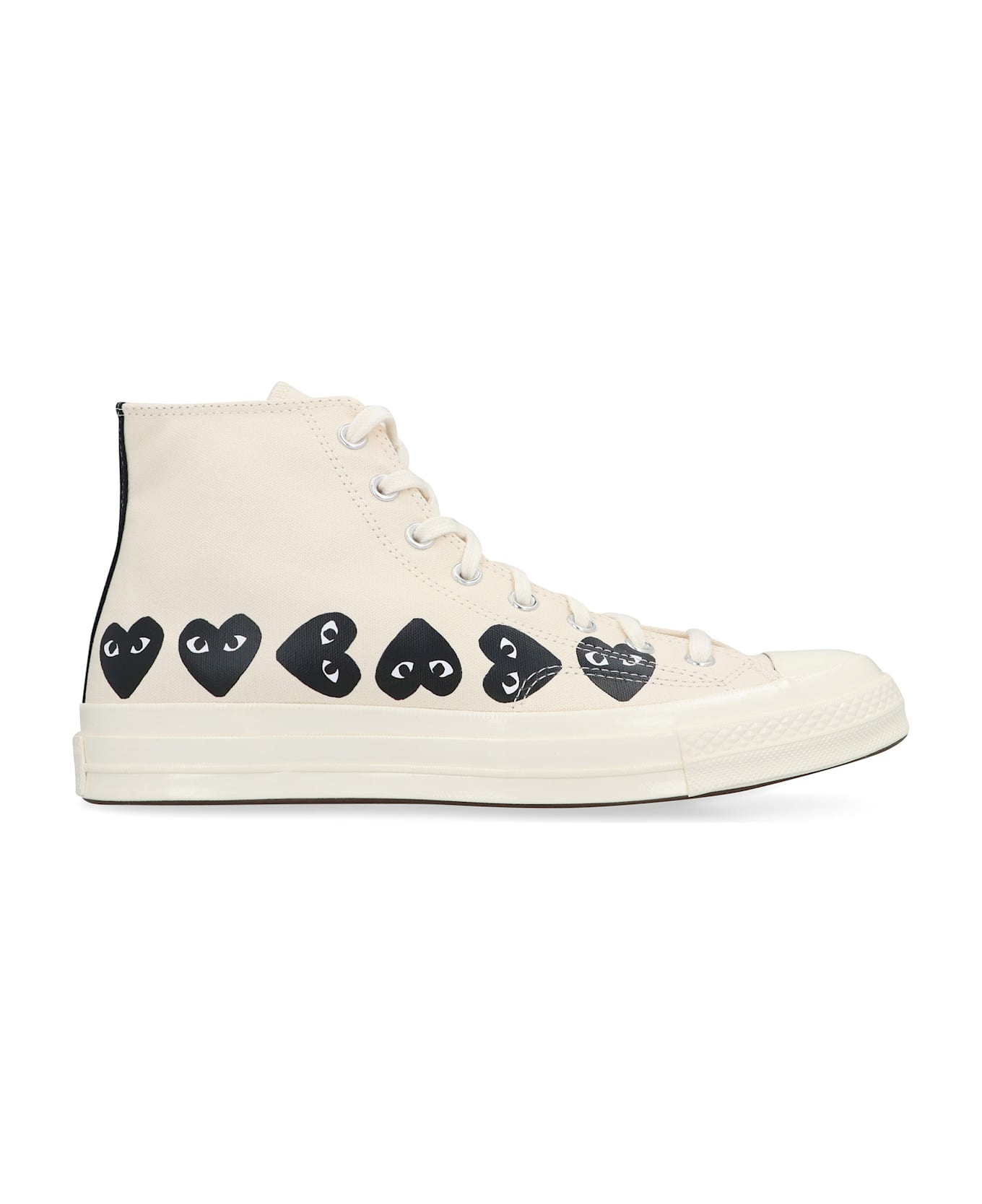 Comme des Garçons Play Converse X Comme Des Garçons Play - Chuck 70 High-top Sneakers - Ivory