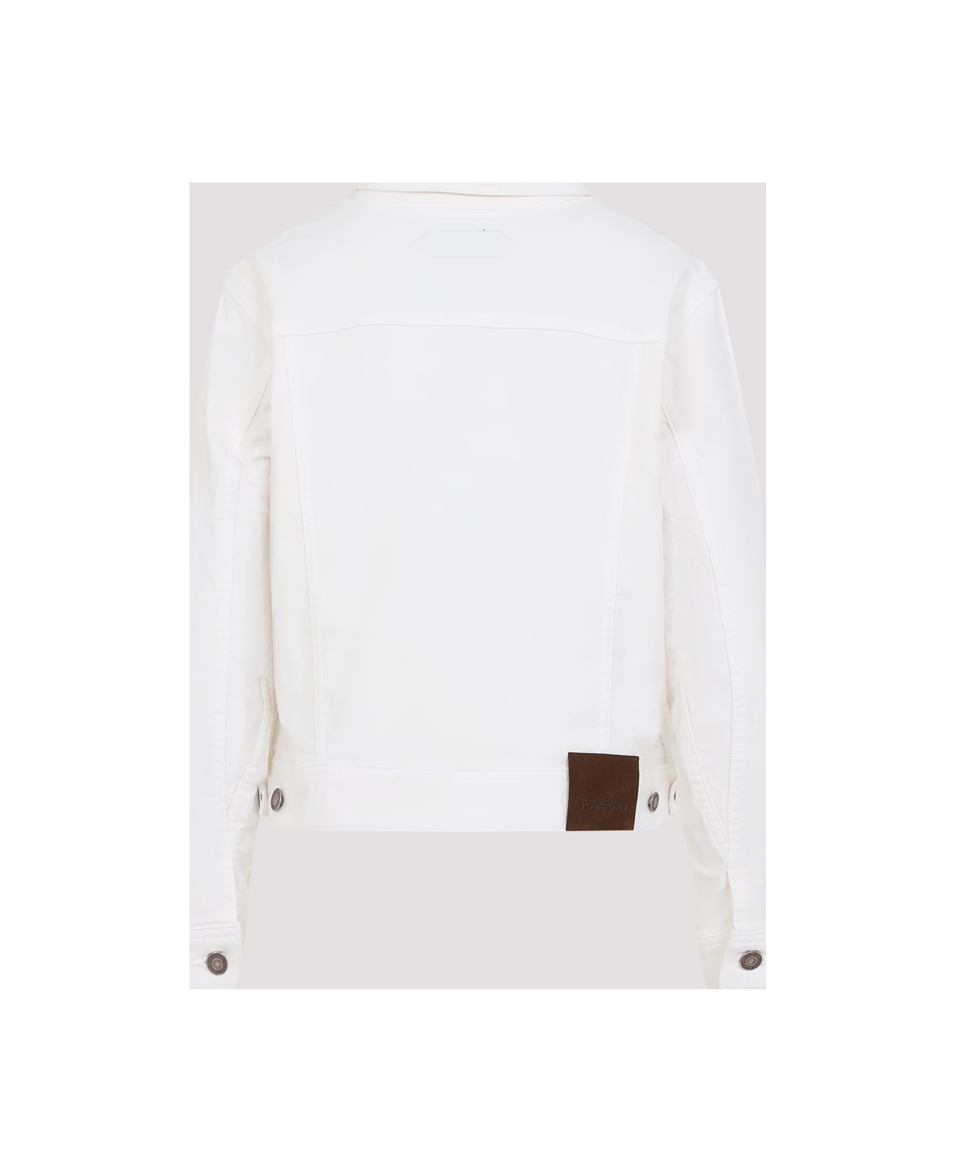Tom Ford Moleskine Denim Jacket - Off White