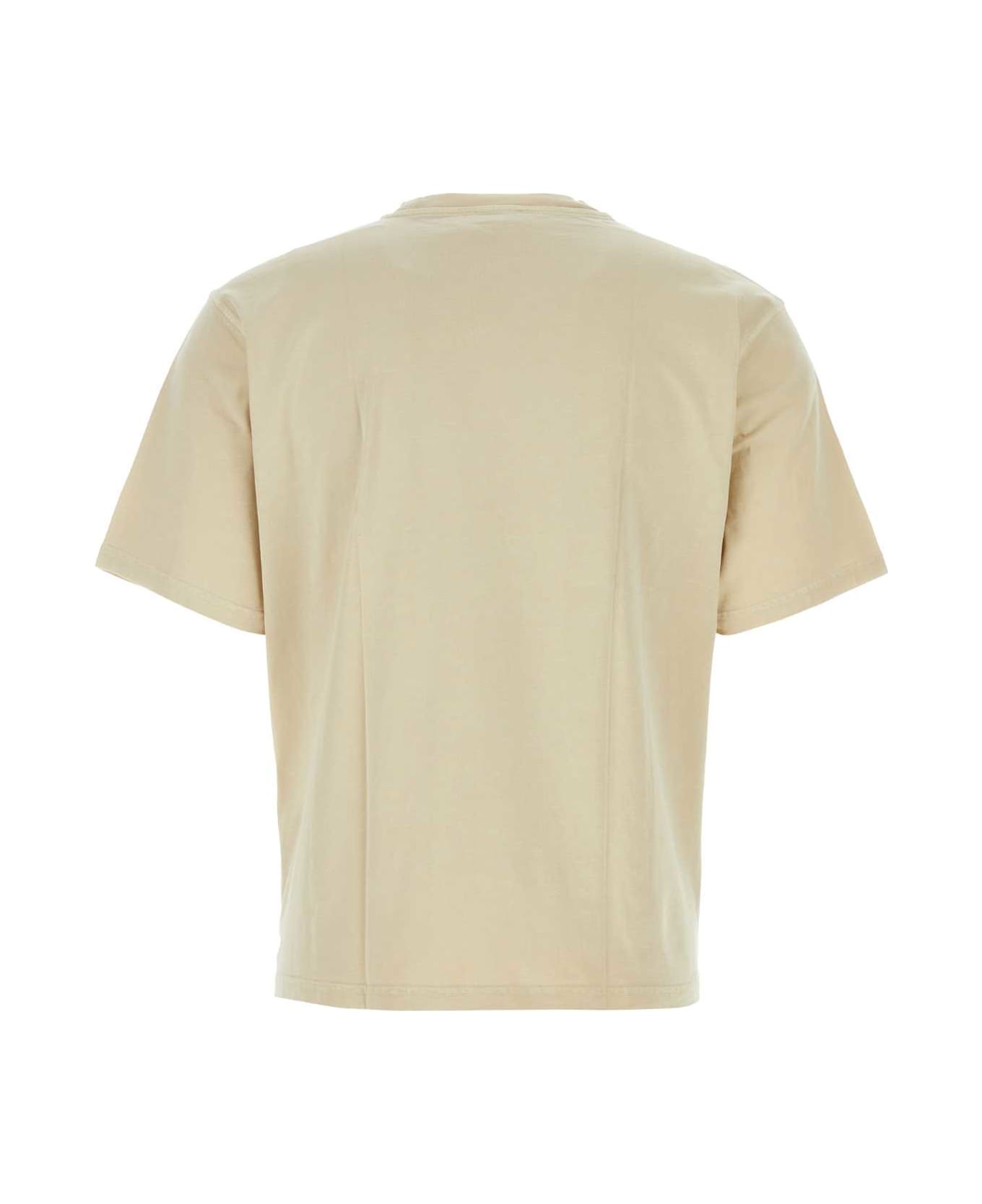 Nanushka Beige Cotton Reece T-shirt - WORDMARKSHELL