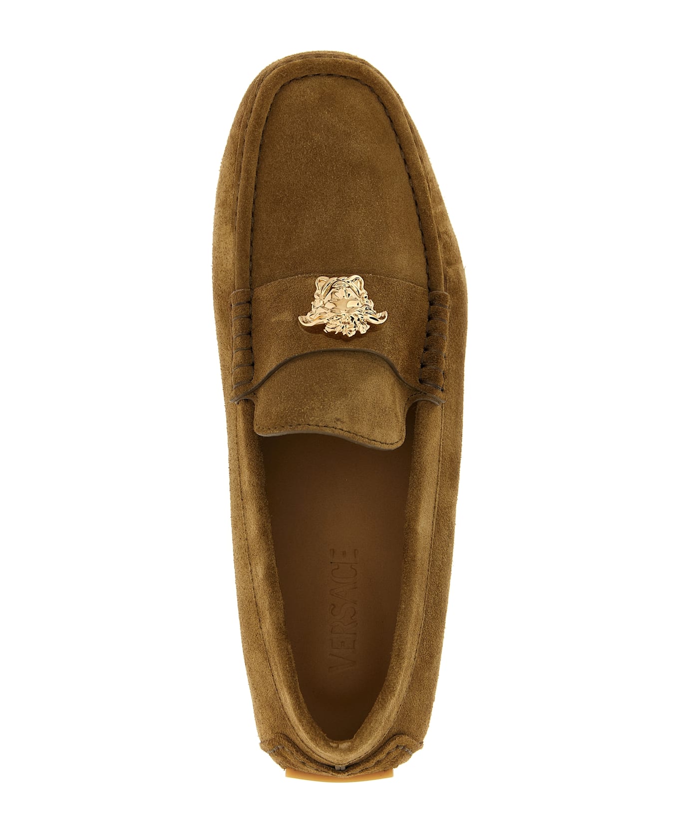 Versace 'la Medusa' Loafers - Brown