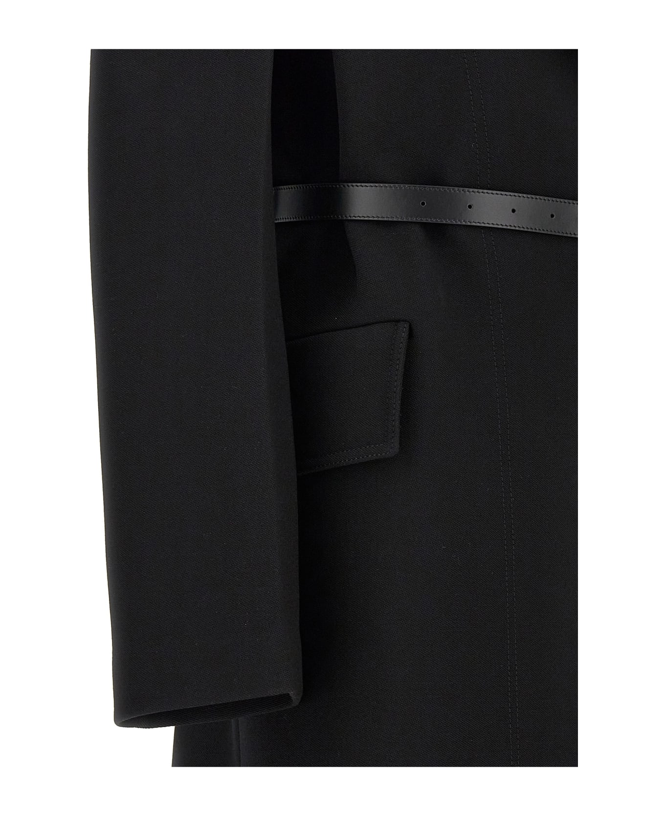 Jil Sander Double-breasted Coat - Black  