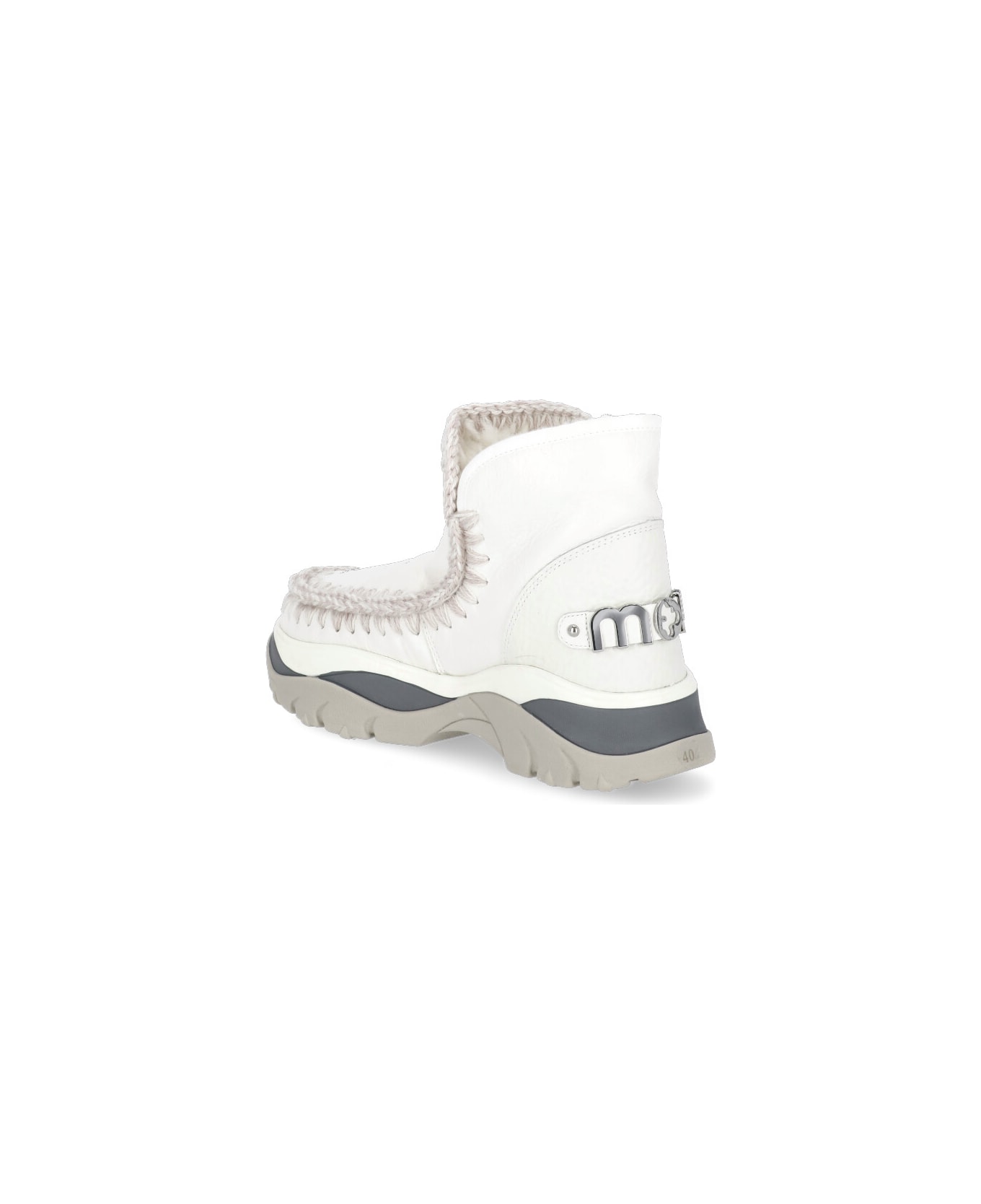Mou Chunky Eskimo Boots - Ivory