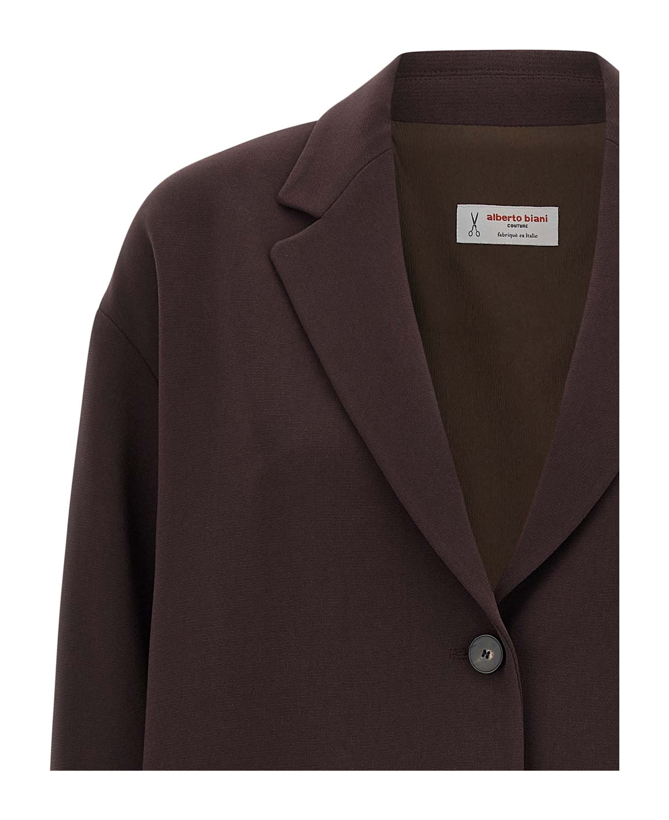 Alberto Biani Two-button Blazer - Brown