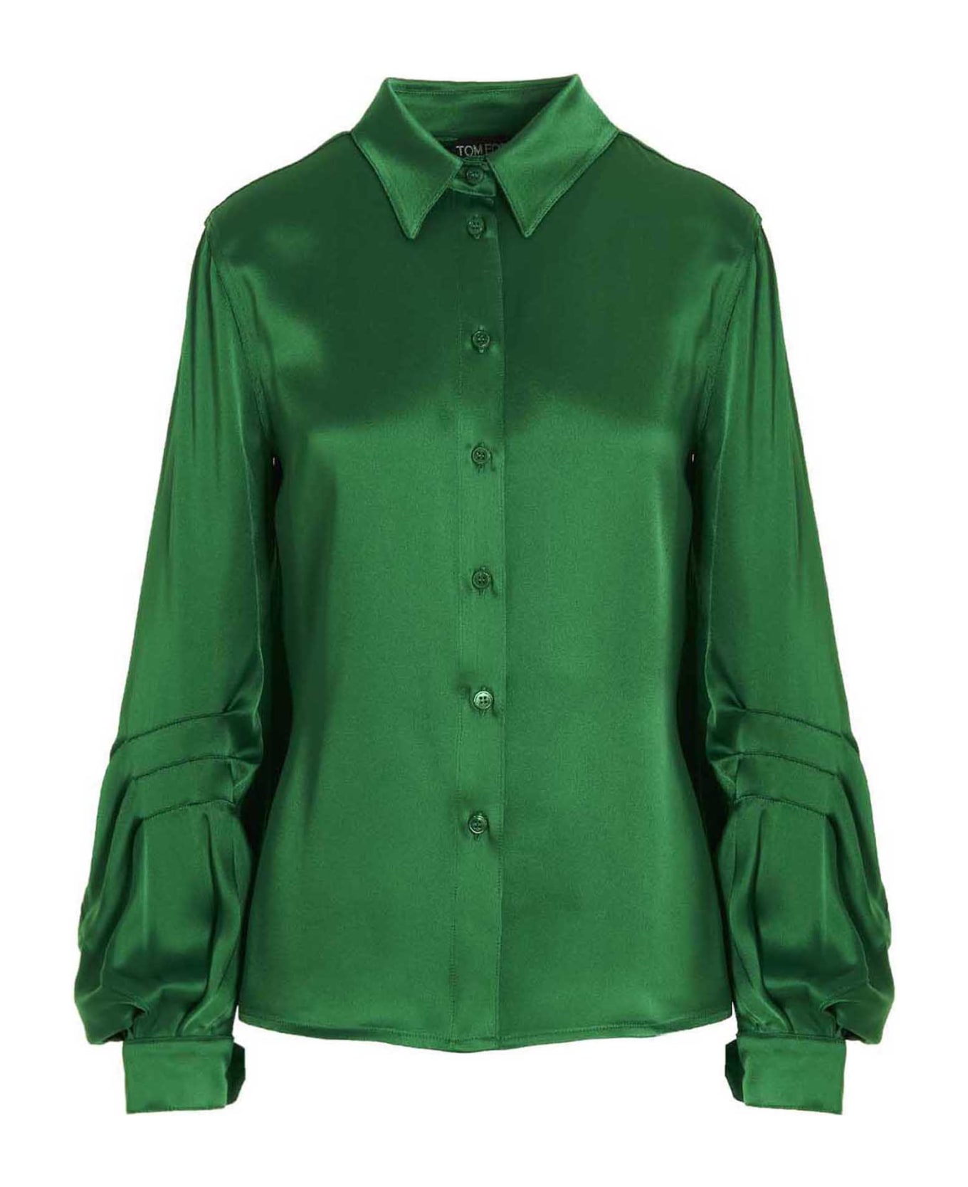 Tom Ford Satin Shirt - Green