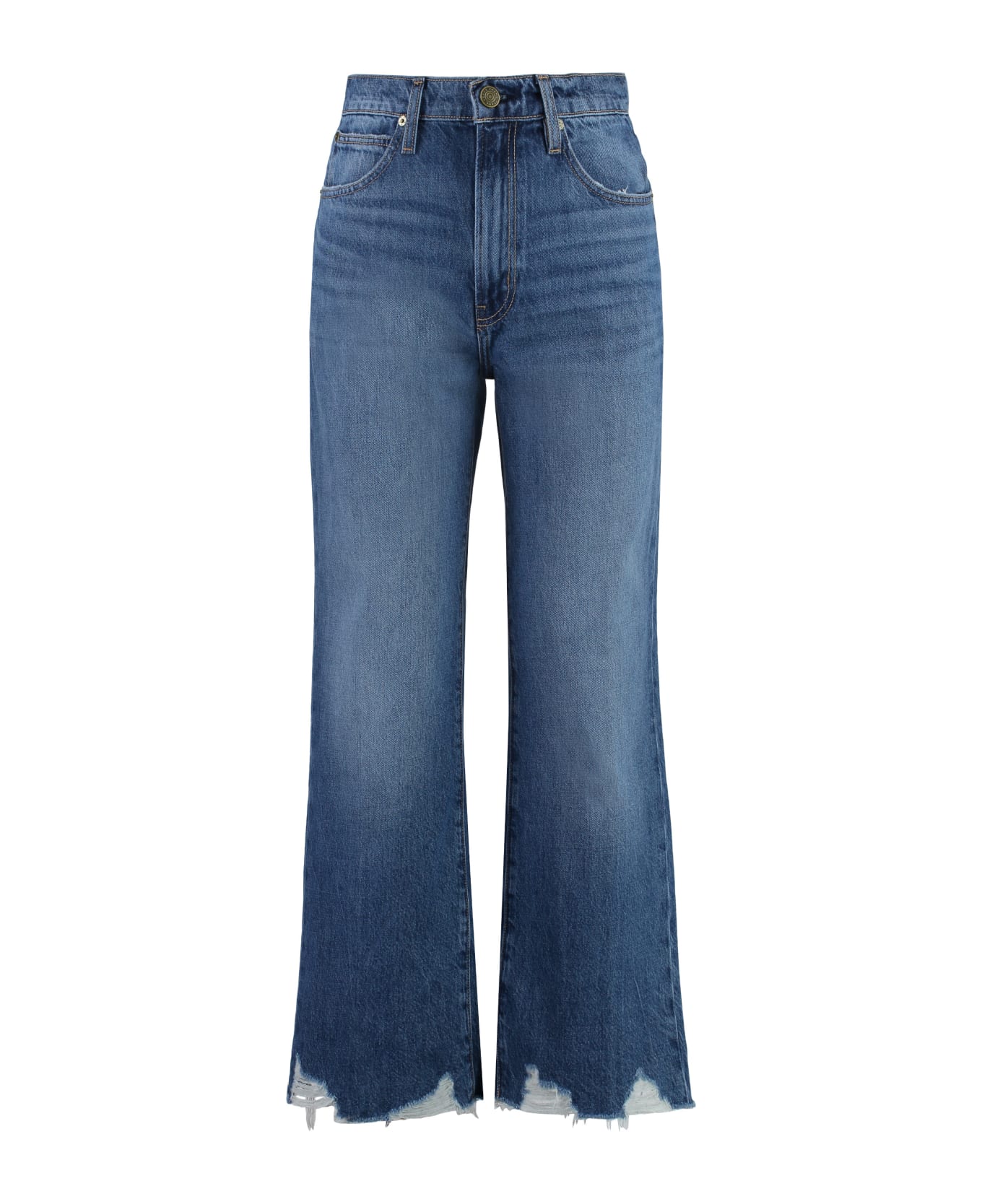 Frame The Relaxed Straight Jeans - Denim