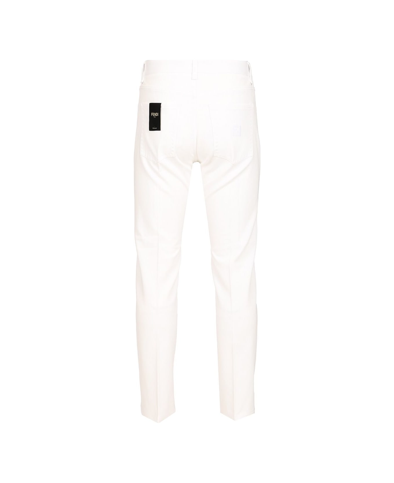 Fendi Selleria Jeans Trousers - White
