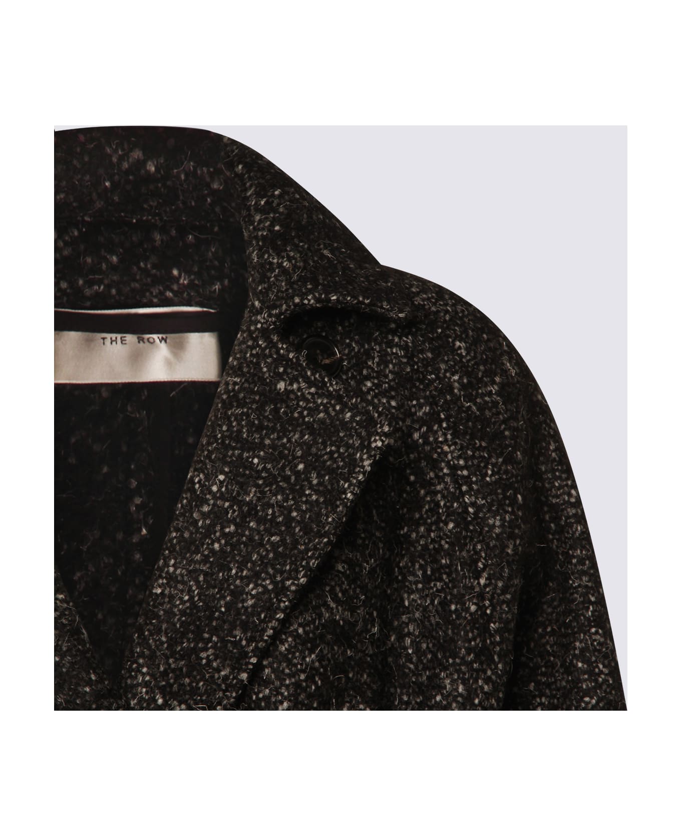 The Row Black Wool Macaria Coat - Black