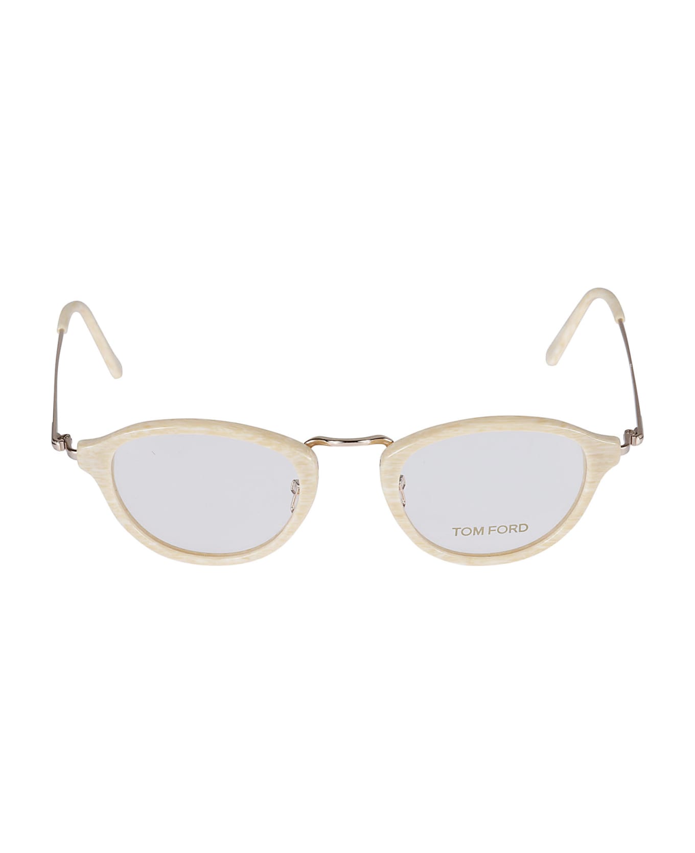 Tom Ford Eyewear Round Lens Slim Temple Glasses - 060