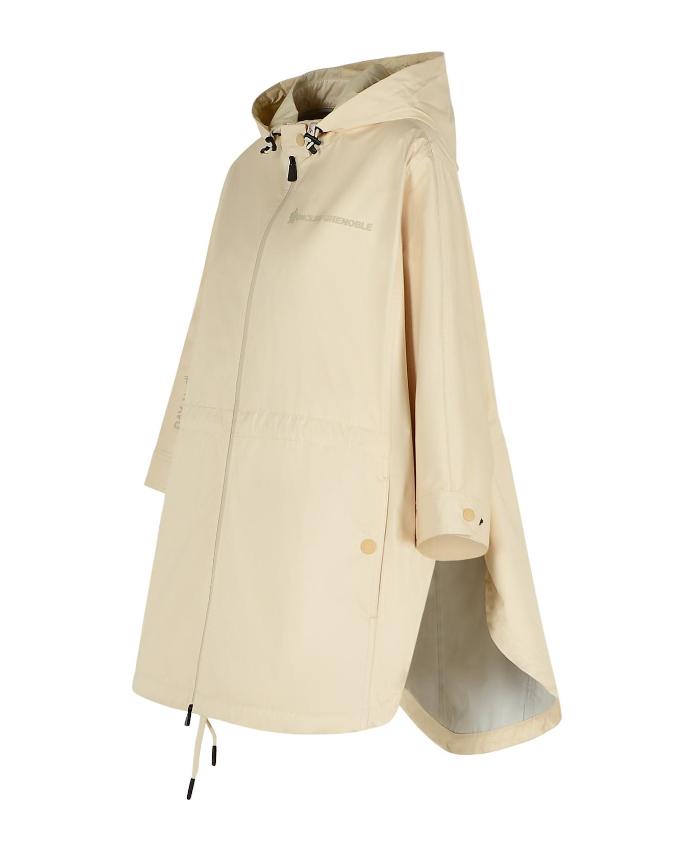 Moncler Grenoble 
vorassay
 Beige Nylon Cape - Beige