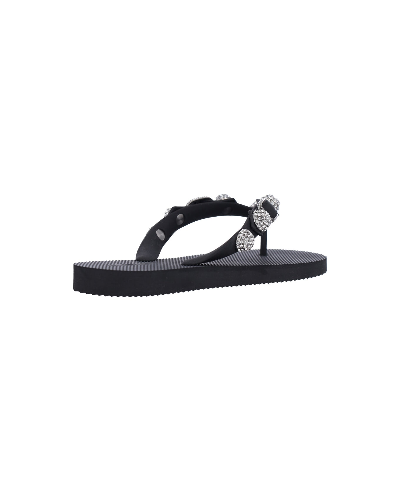 Balenciaga Thong Sandals "cagole" - Black  
