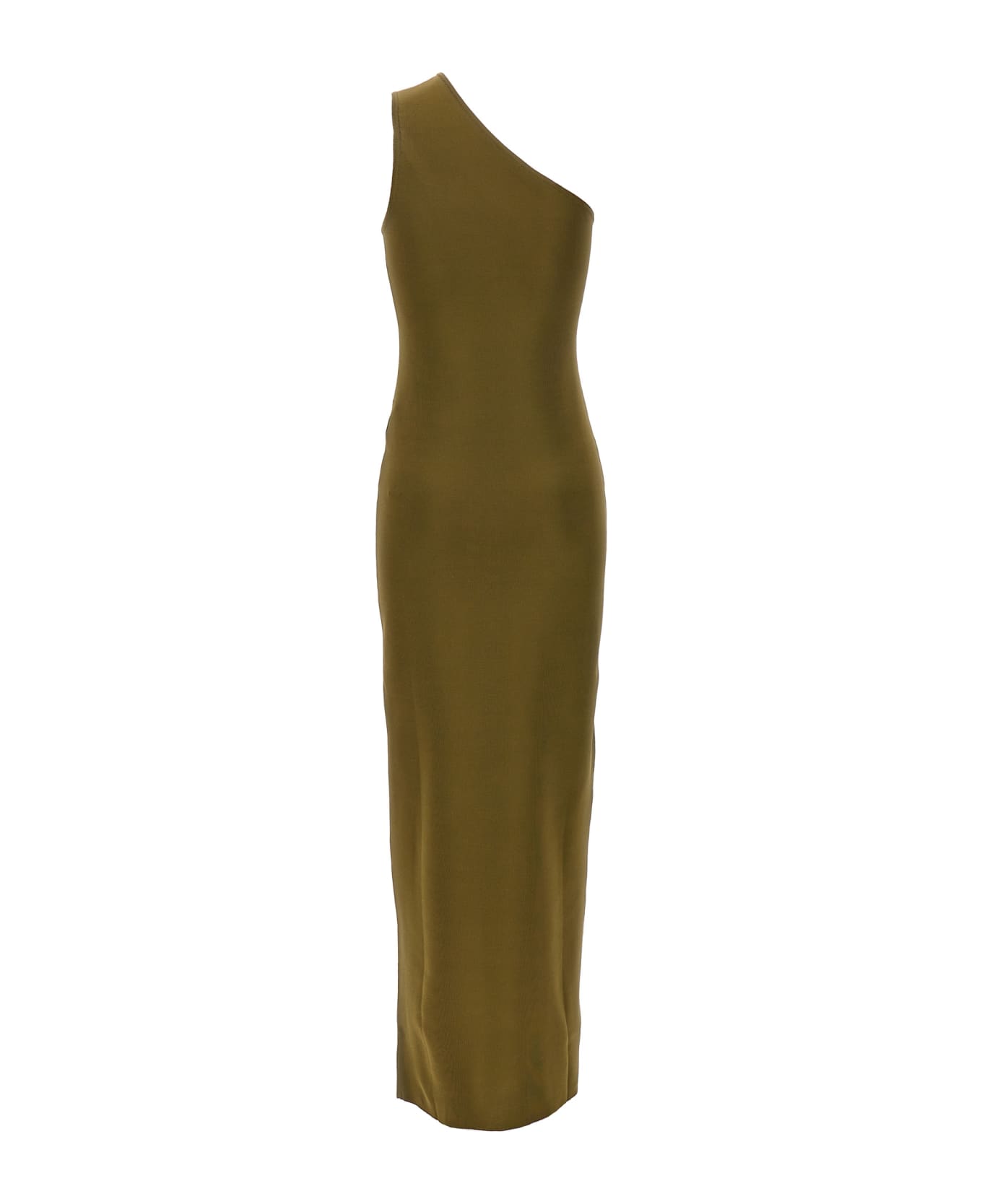 Saint Laurent One-shoulder Dress - GREEN ワンピース＆ドレス