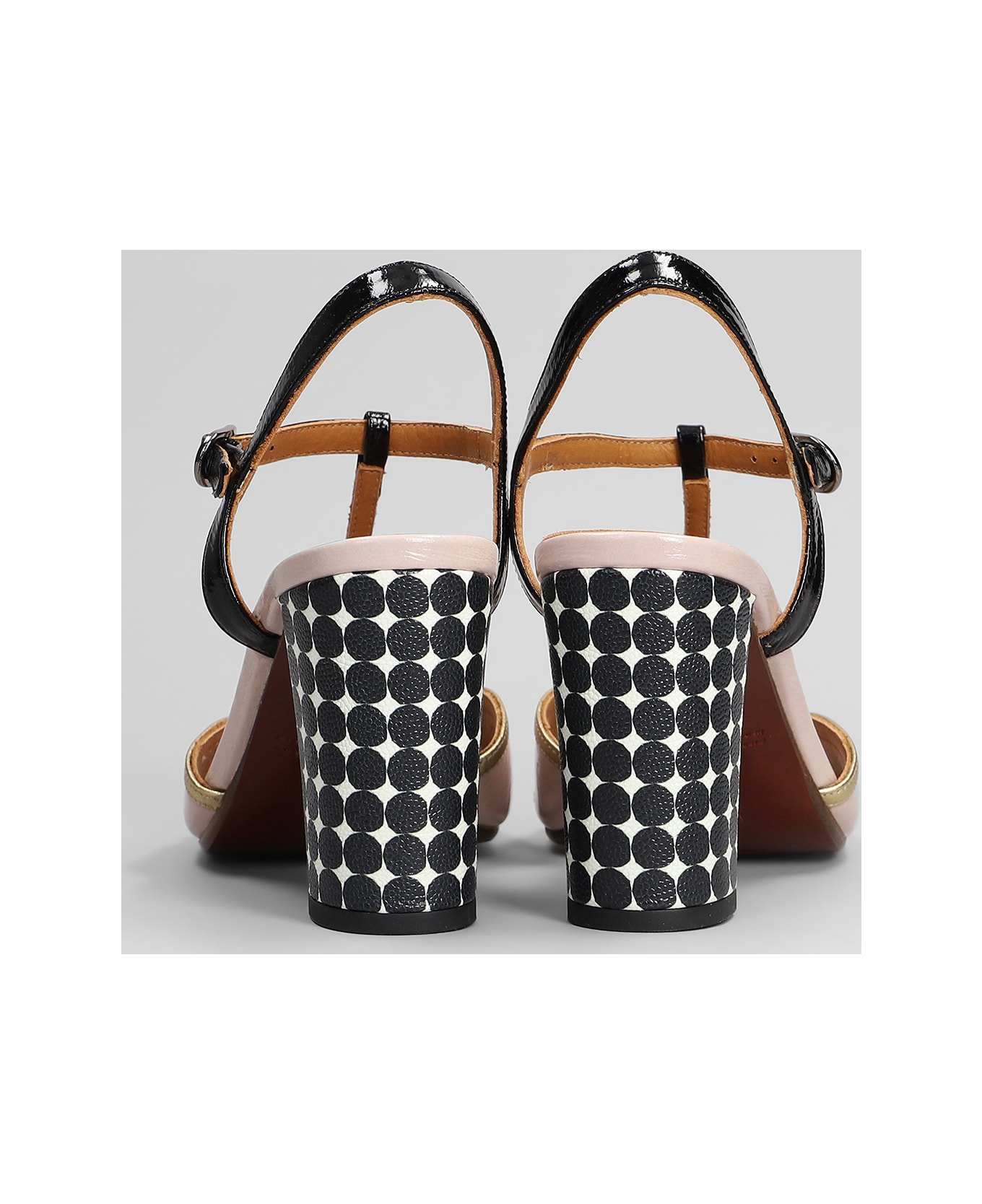 Chie Mihara Bejo Sandals In Black Leather - black