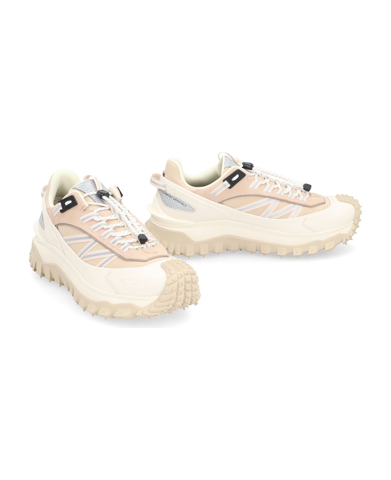 Moncler Trailgrip Fabric Low-top Sneakers - Beige