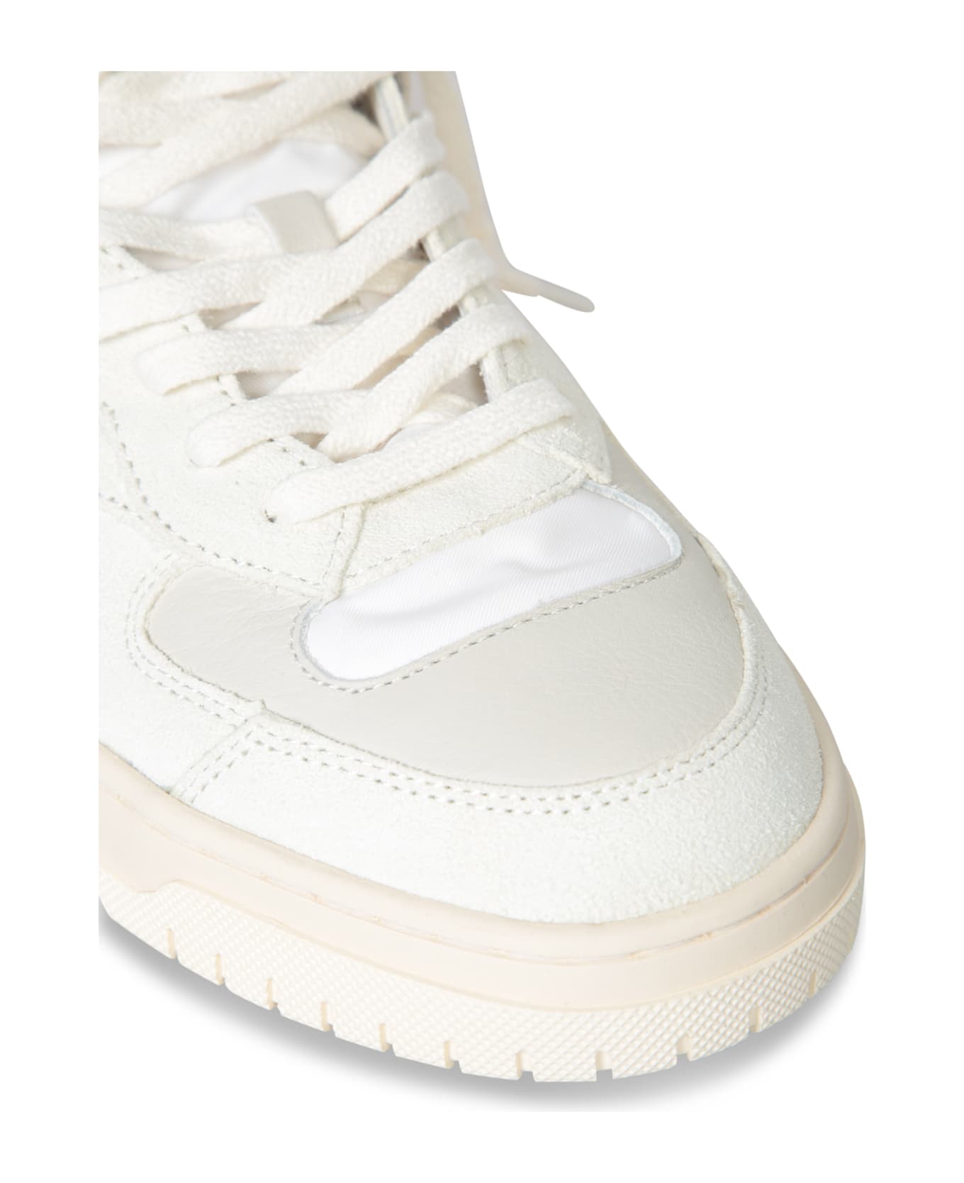 D.A.T.E. Torneo Collar White Sneakers - White