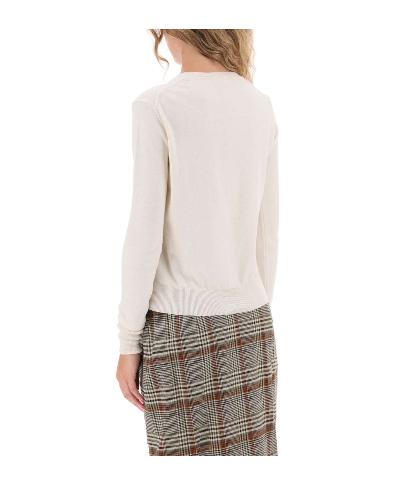 Vivienne Westwood Embroidered Logo Pullover - Beige