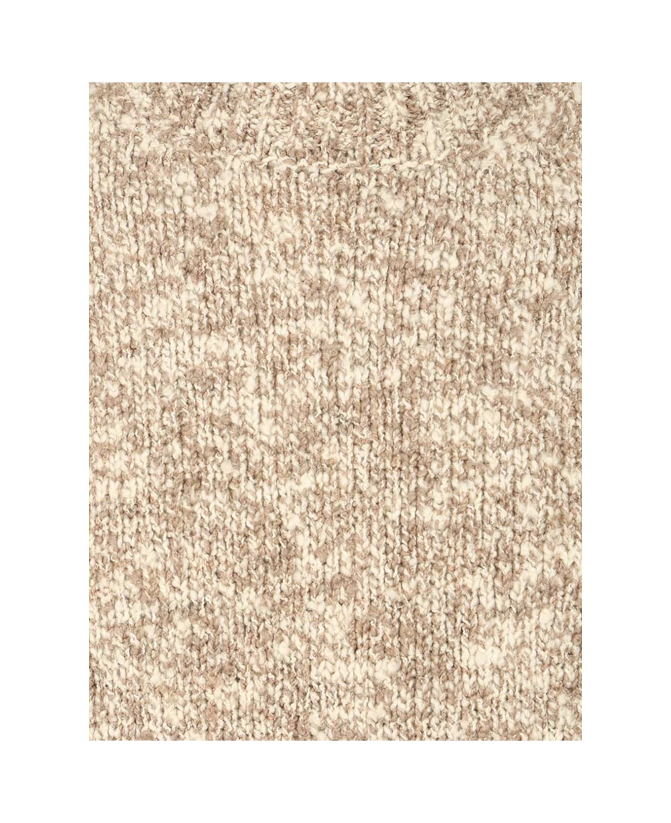 Dolce 
Gabbana Crew Neck Sweater - NEUTRALS/WHITE