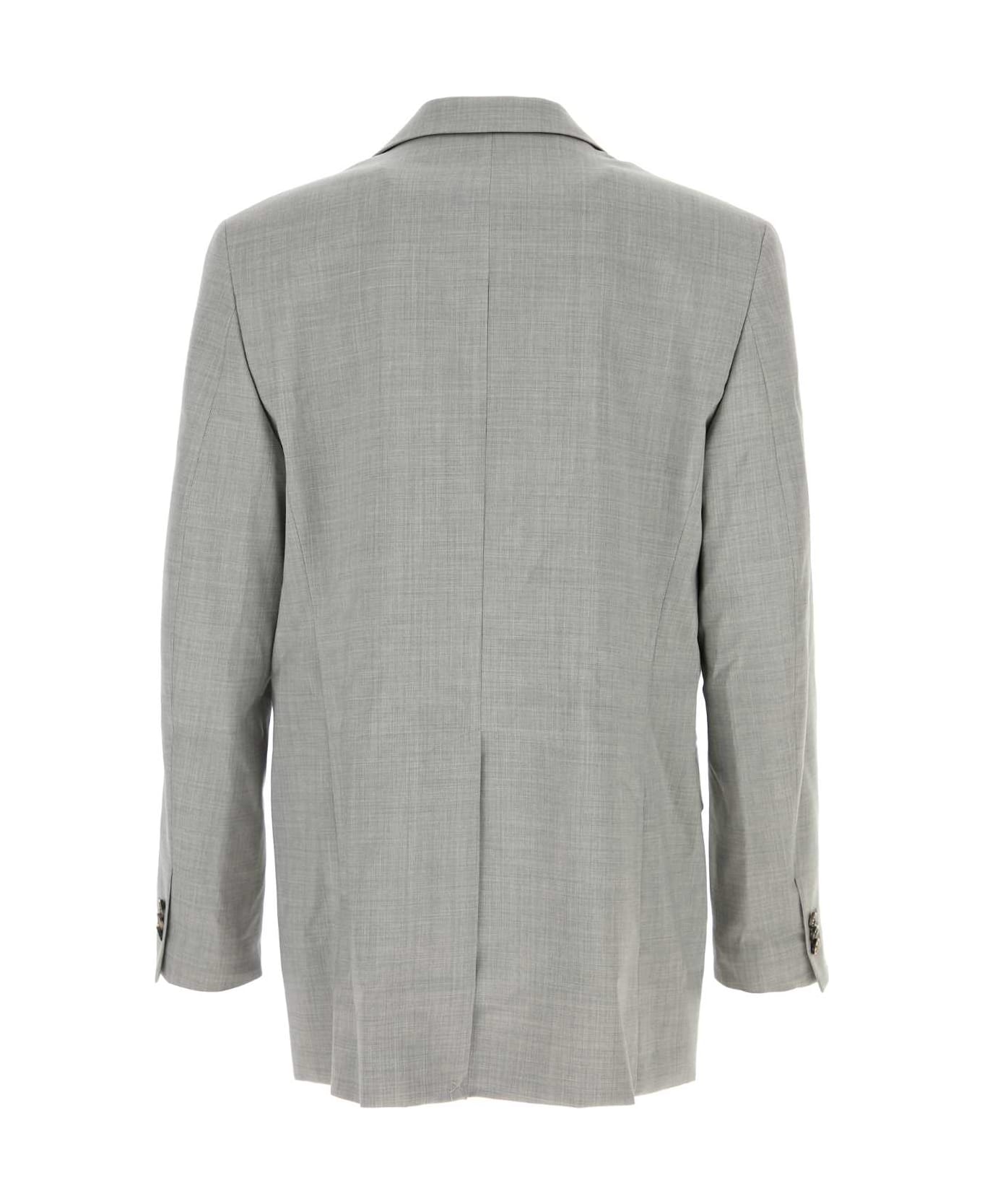 Loewe Grey Wool Blazer - GREY