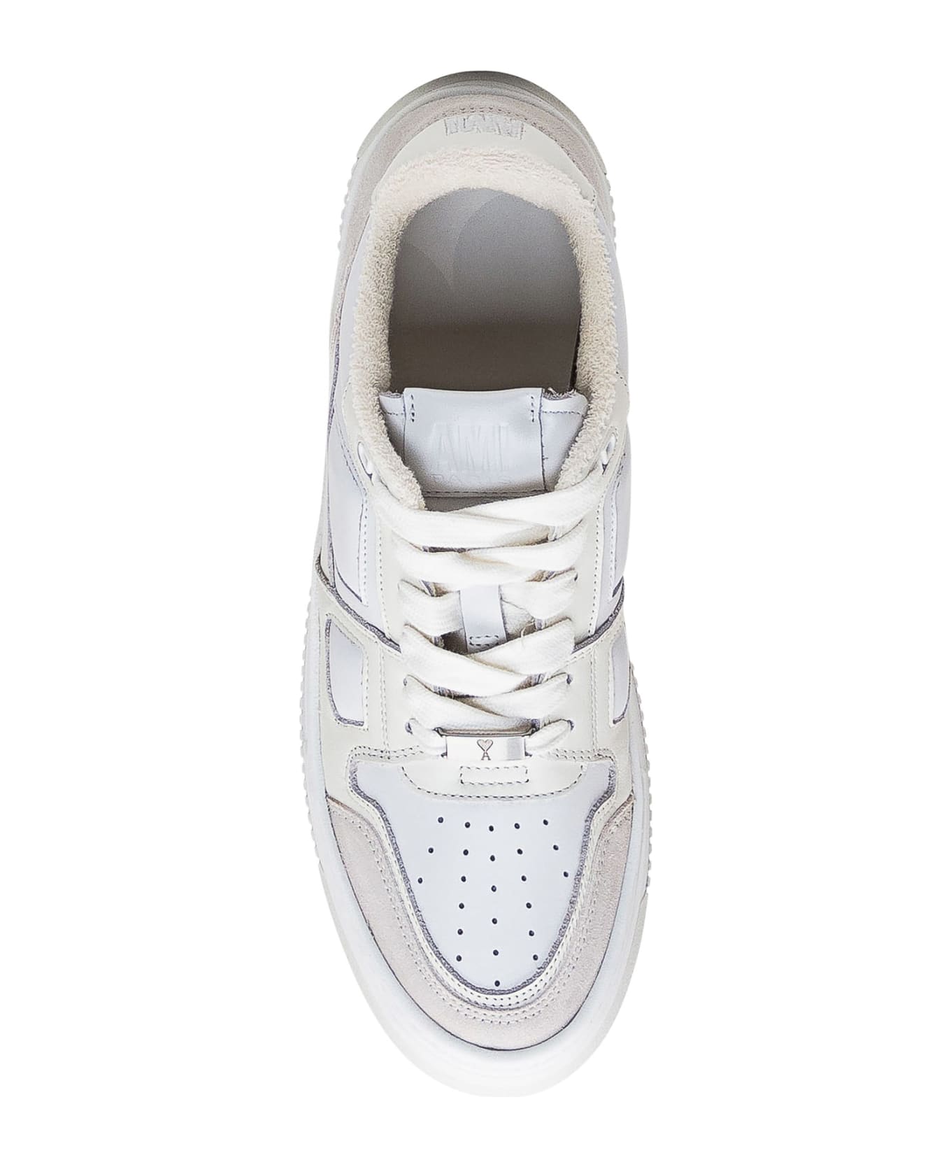 Ami Alexandre Mattiussi New Arcade Sneaker - WHITE/OFF WHITE