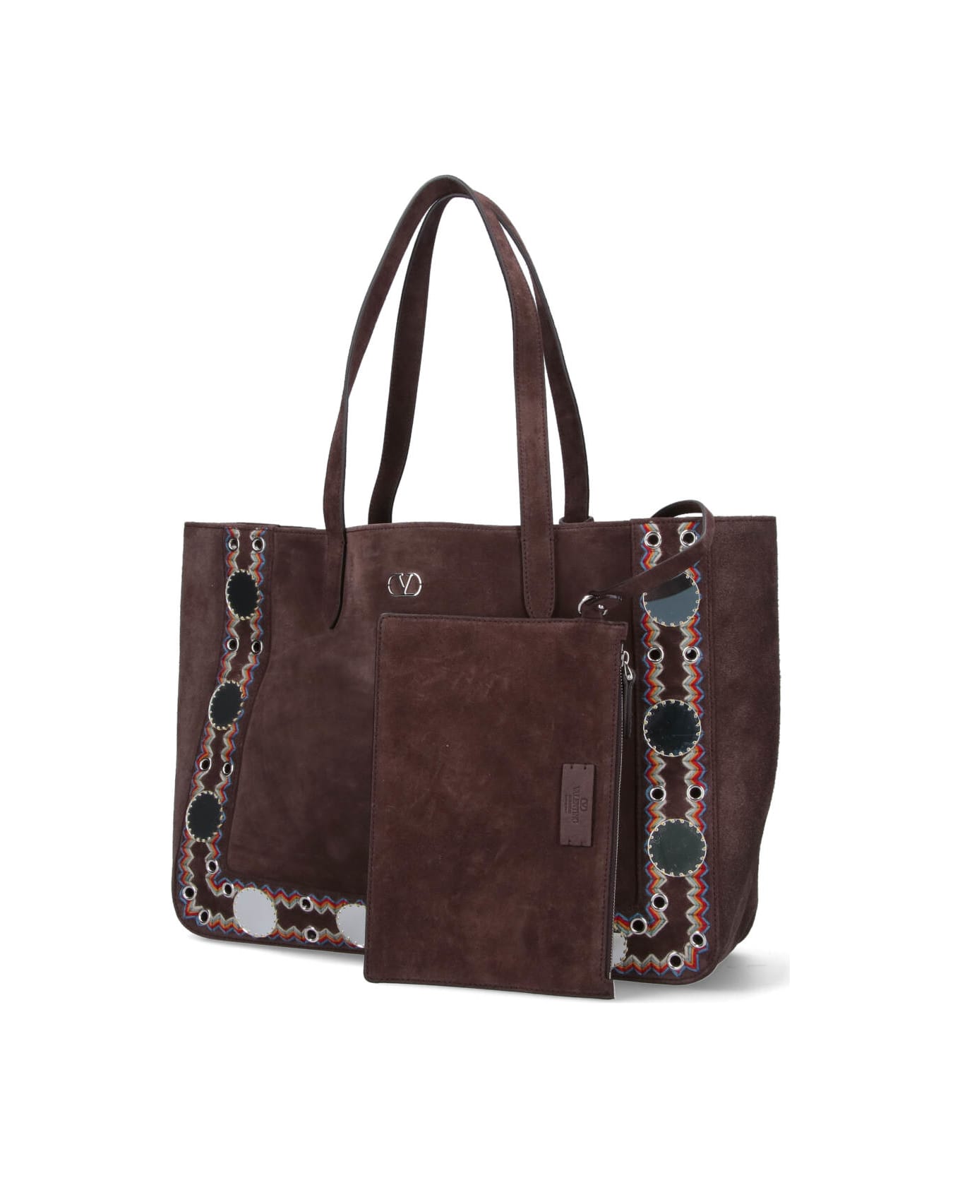Valentino Garavani 
nellcôte
 Tote Bag - Brown