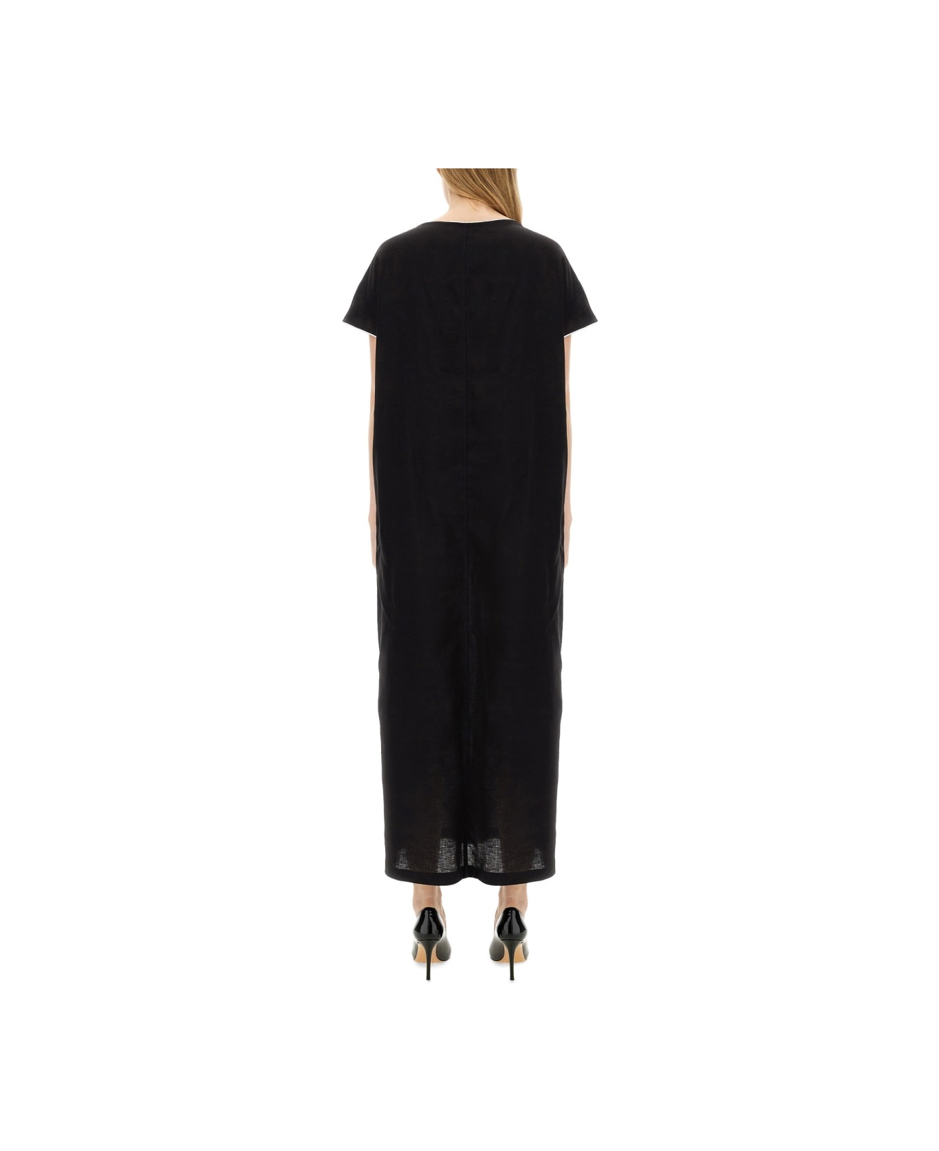 Fabiana Filippi Linen Dress - BLACK