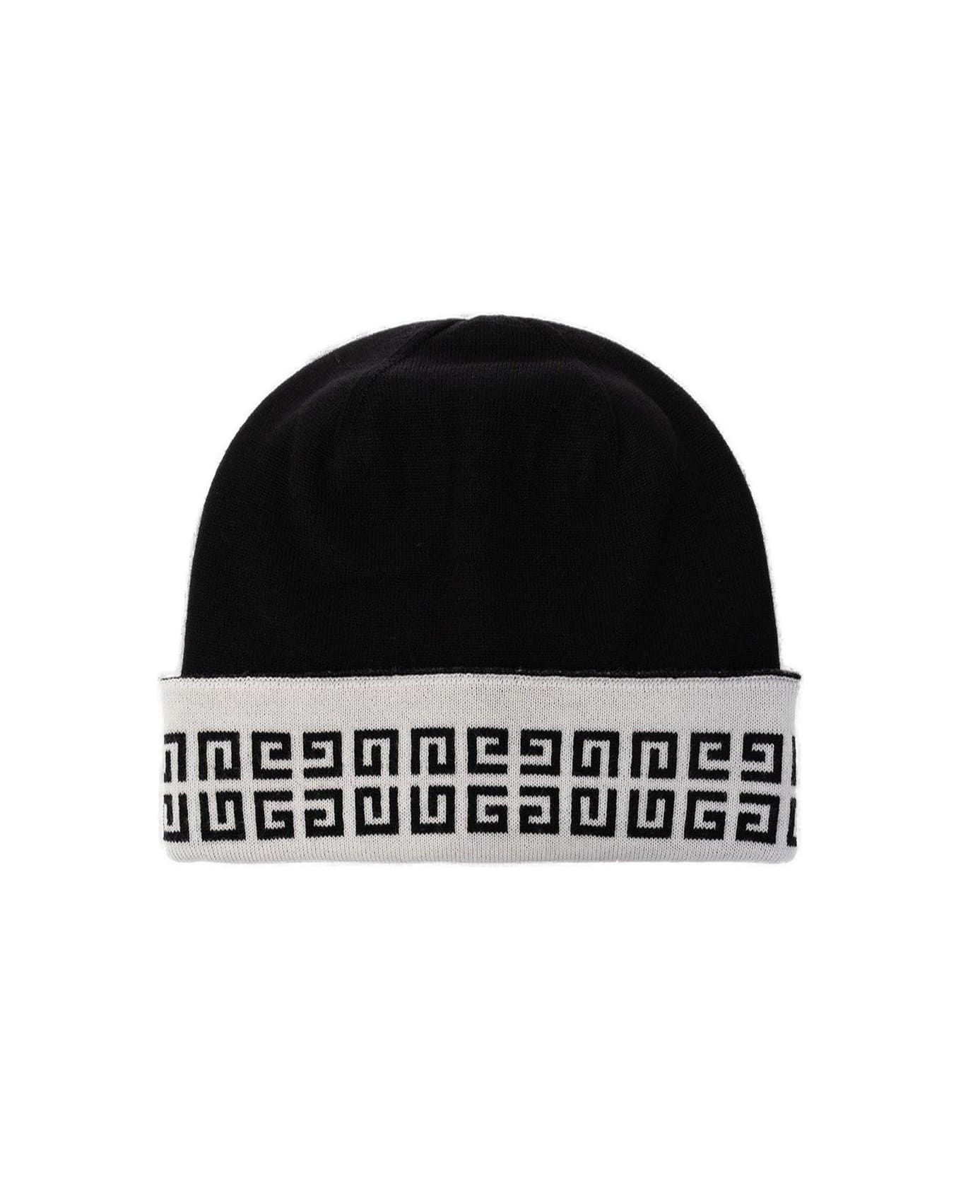 Givenchy 4g Monogrammed Knit Beanie