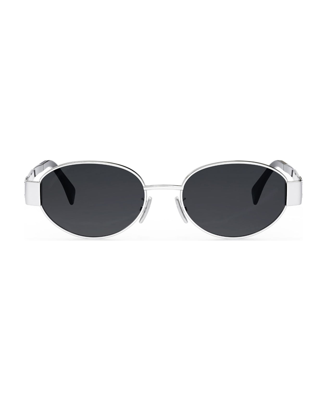 Celine Metal Triomphe Cl40235u - Silver Sunglasses - Silver