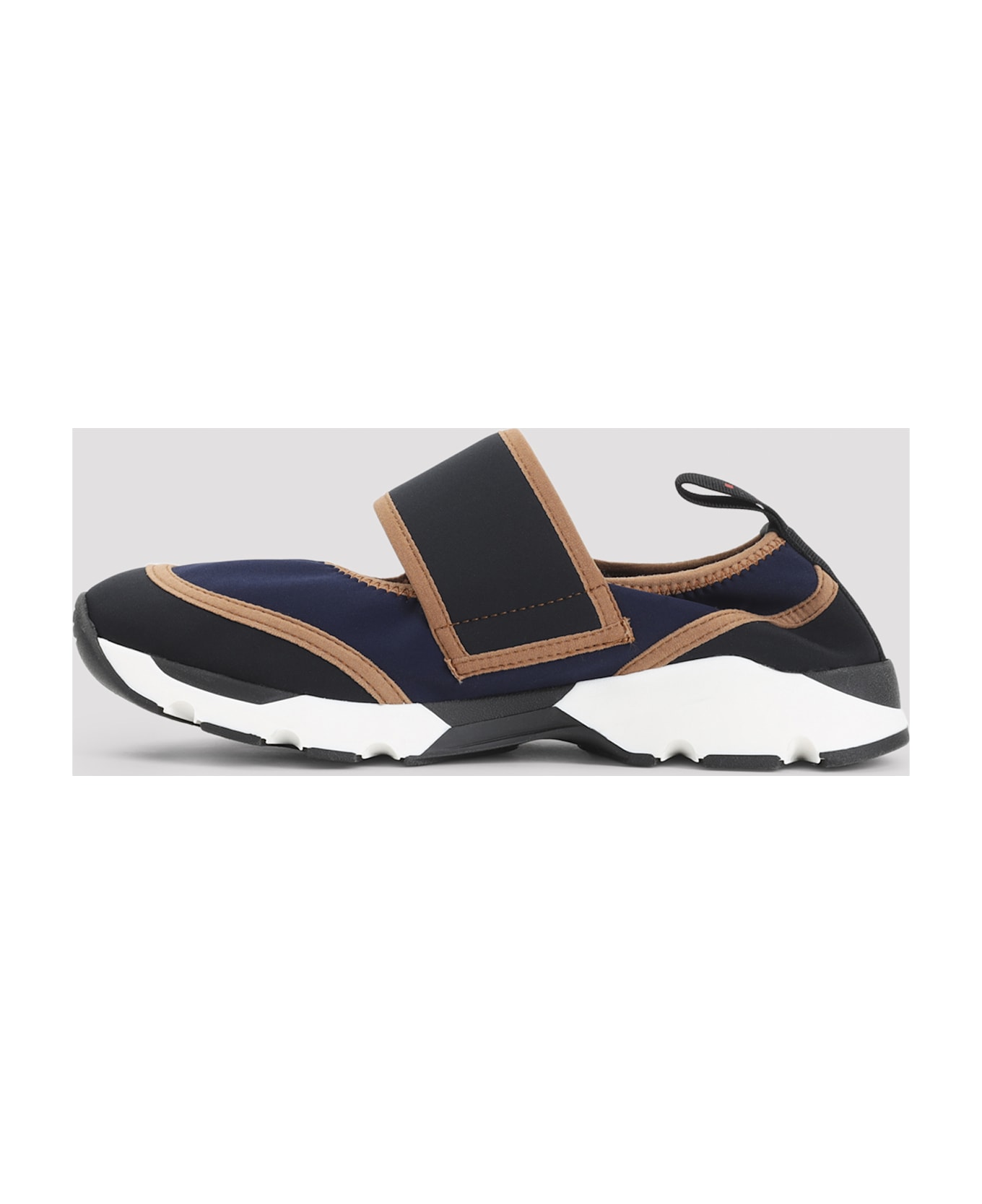 Marni Mary Jane Running Sneakers - Dark Blue Black