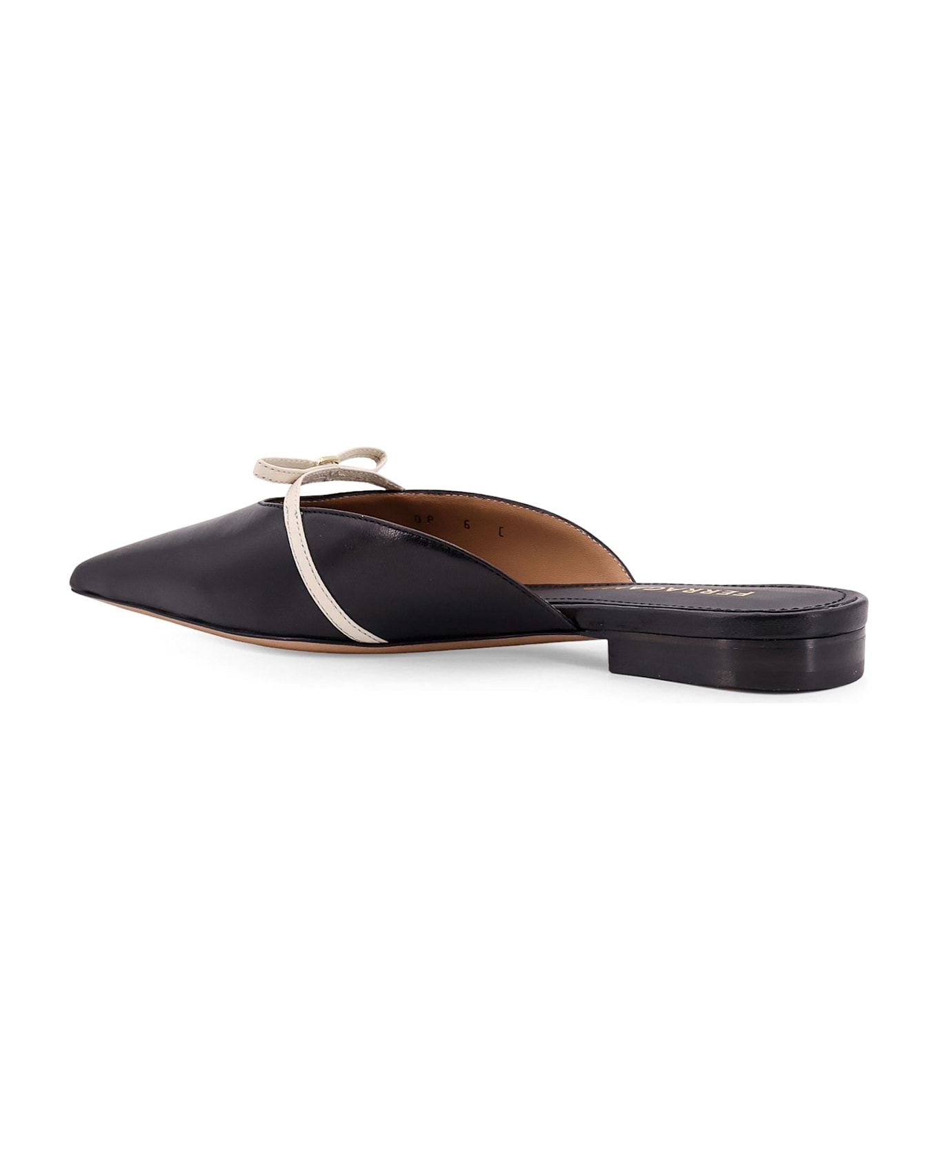 Ferragamo Giulye Leather Mule - Black