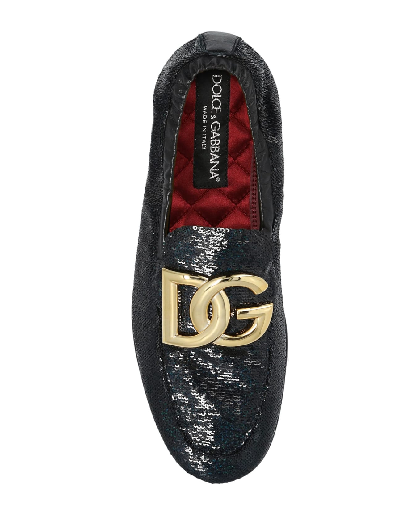 Dolce & Gabbana Ariosto Paillettes Loafers - Black