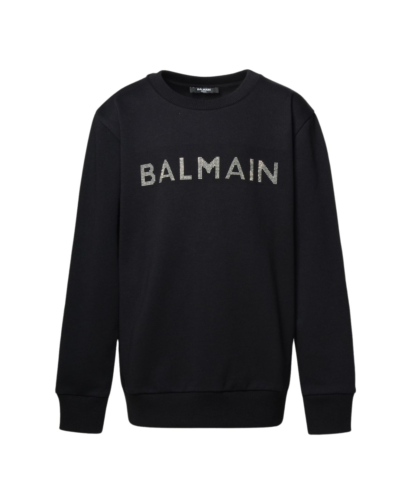 Balmain Sweatshirt - Ag Black Silver ニットウェア＆スウェットシャツ