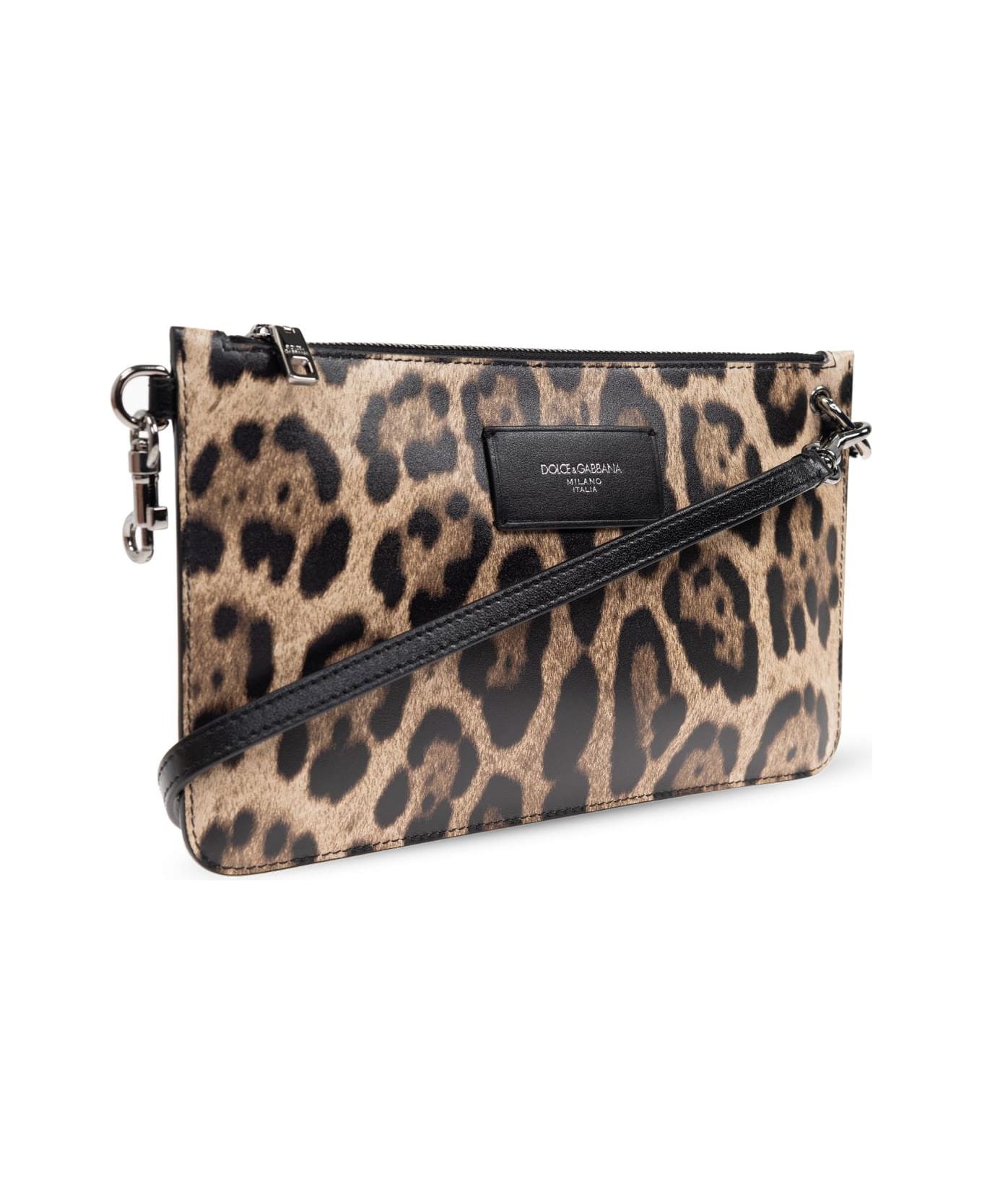 Dolce & Gabbana Animal Print Shoulder Bag - LEO NEW