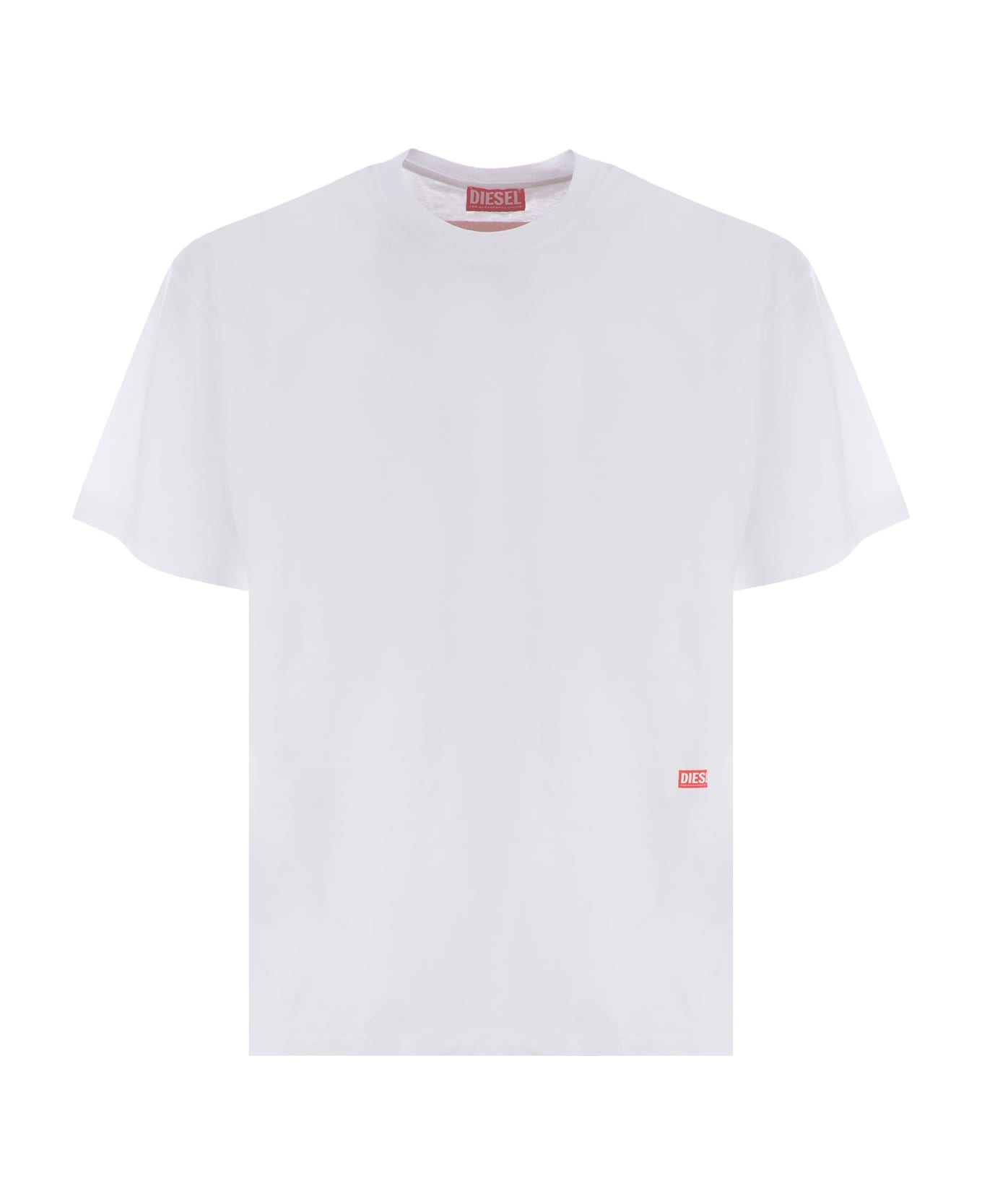 Diesel T-shirt Diesel "t-boxt-n11" Made Of Cotton Jersey - Bianco