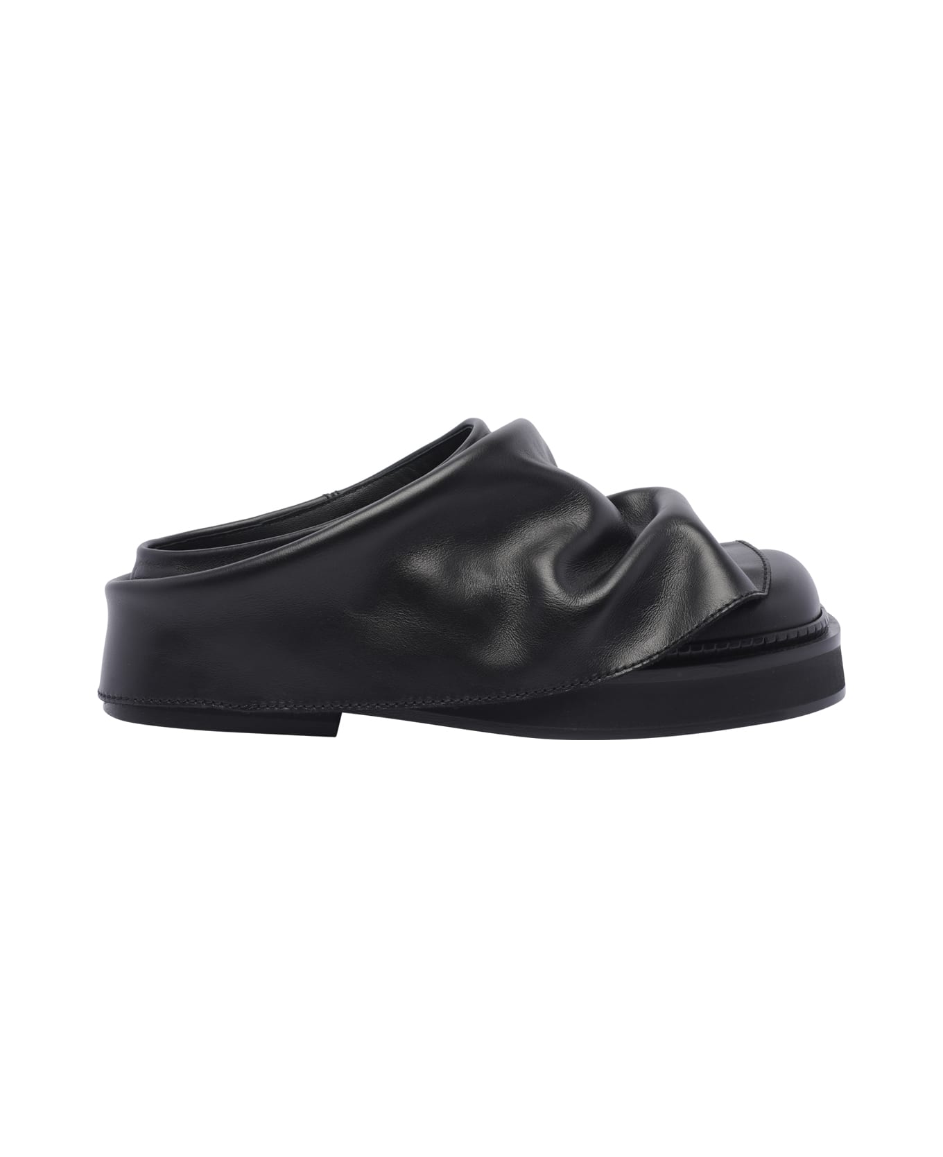 The Attico Mini Robin Sabot - Black