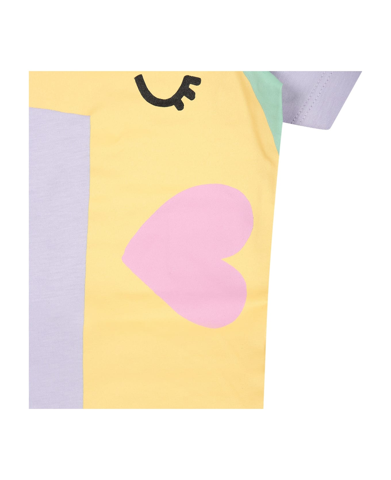 Stella McCartney Kids Purple T-shirt For Baby Girl With Little Animal - Violet