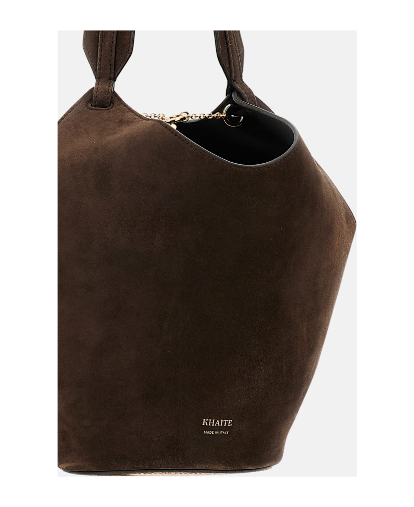 Khaite Lotus Mini Tote - Brown