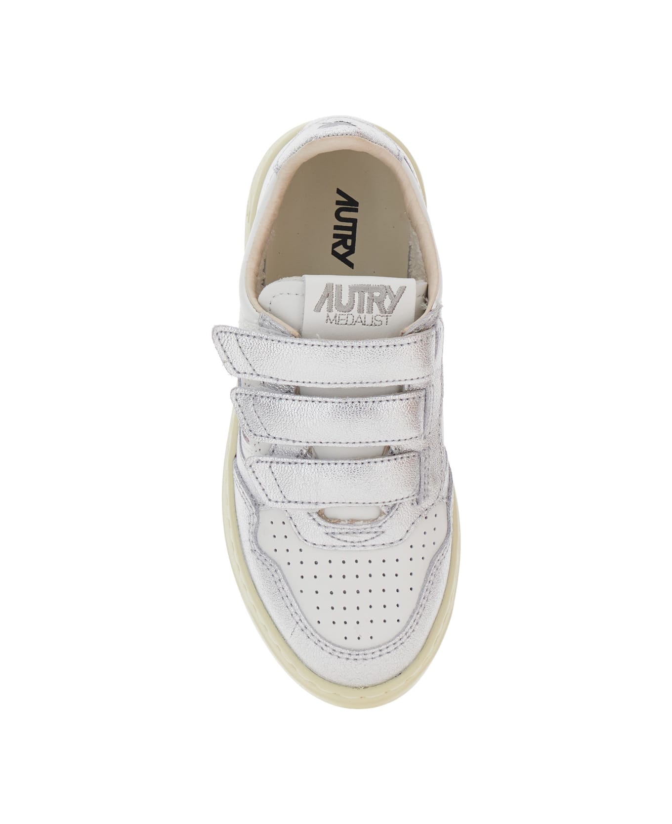 Autry Kidstripes Low - White