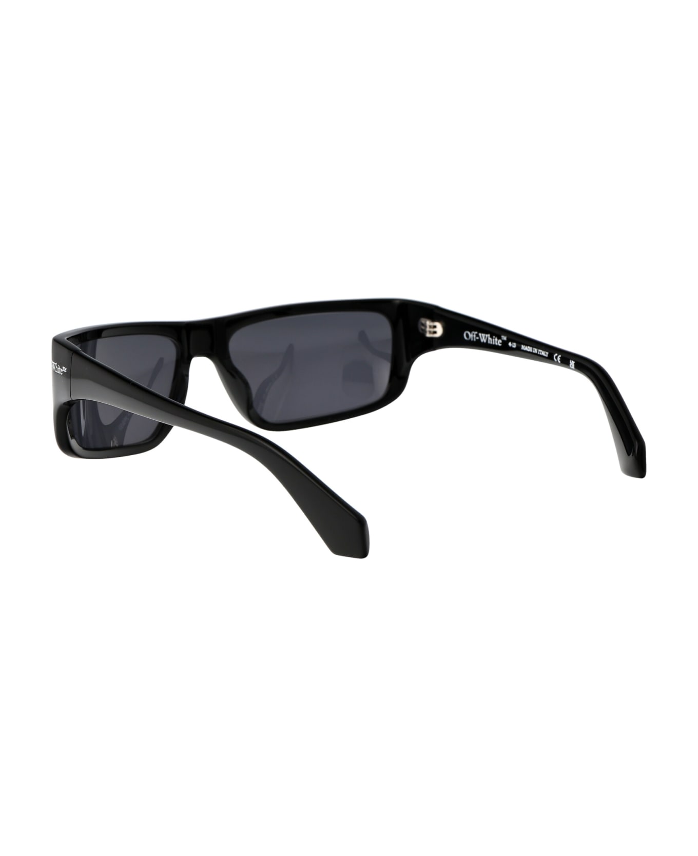 Off-White Bologna Rectangular Frame Sunglasses - 1007 BLACK サングラス