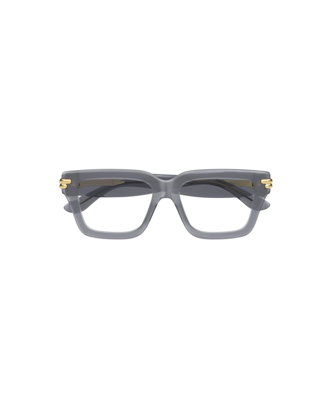 Bottega Veneta Eyewear Bv1324o-005 Grey-grey-transparent - GREY-GREY-TRANSPARENT