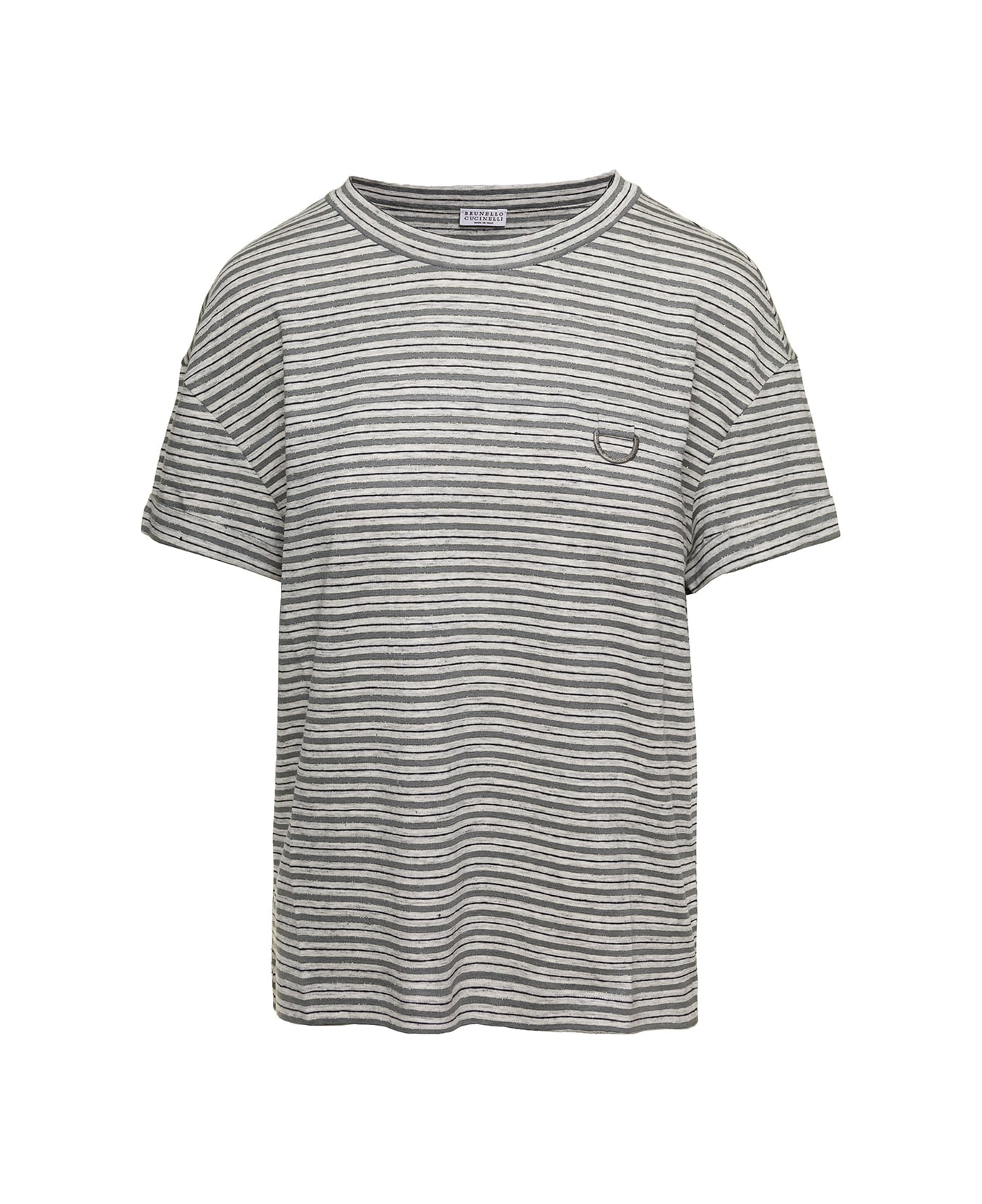 Brunello Cucinelli Striped Short-sleeve T-shirt - CIOTTOLO
