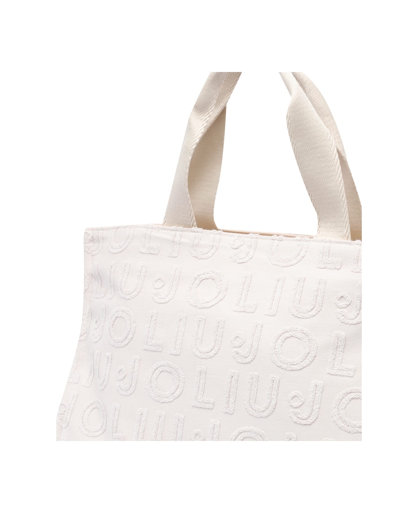 Liu-Jo Logo Tote Bag - White
