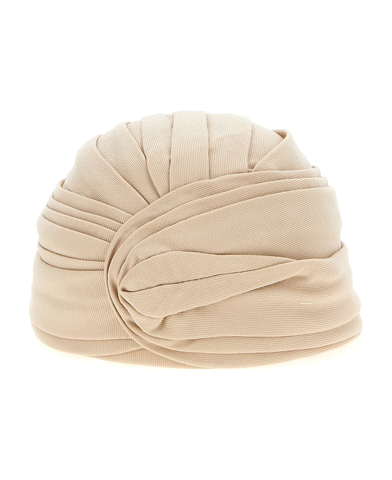 Valentino Garavani Wool Rigid Turban - Beige