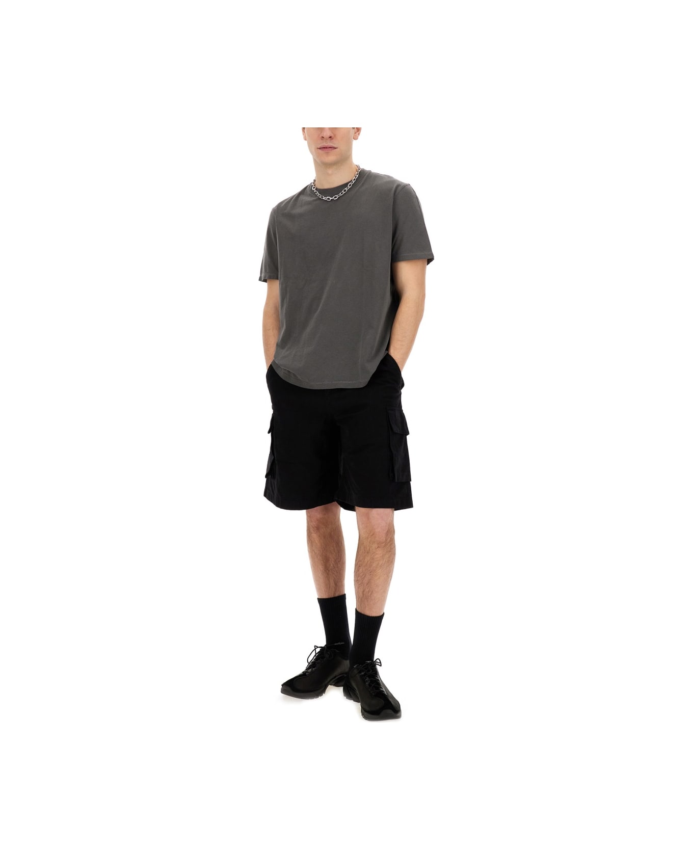 Our Legacy Cotton T-shirt - CHARCOAL