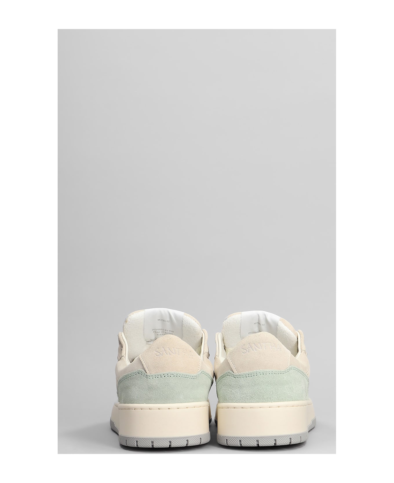 Paura Santha 2 Sneakers In Beige Suede - beige