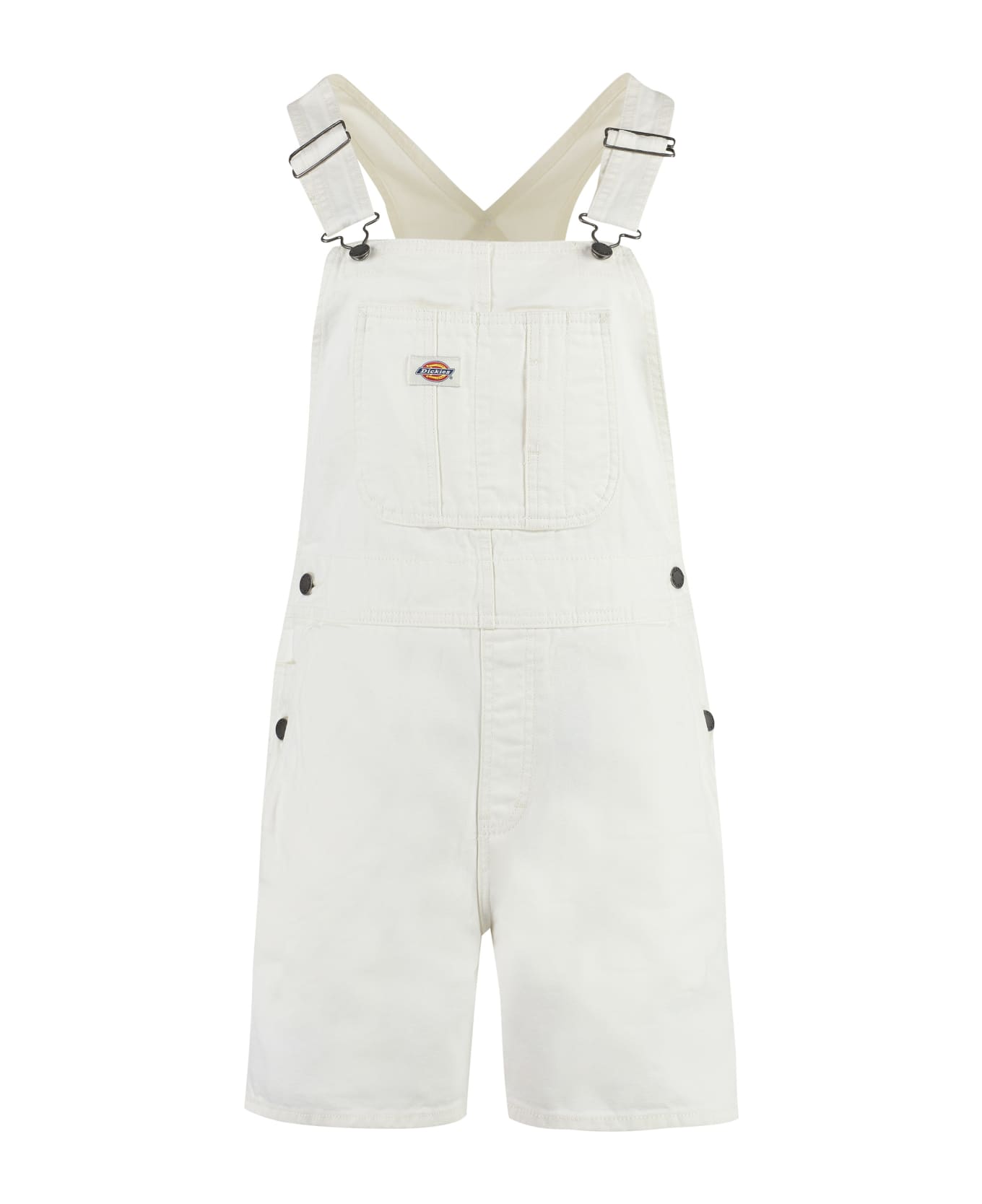Dickies Short Cotton Overall - White