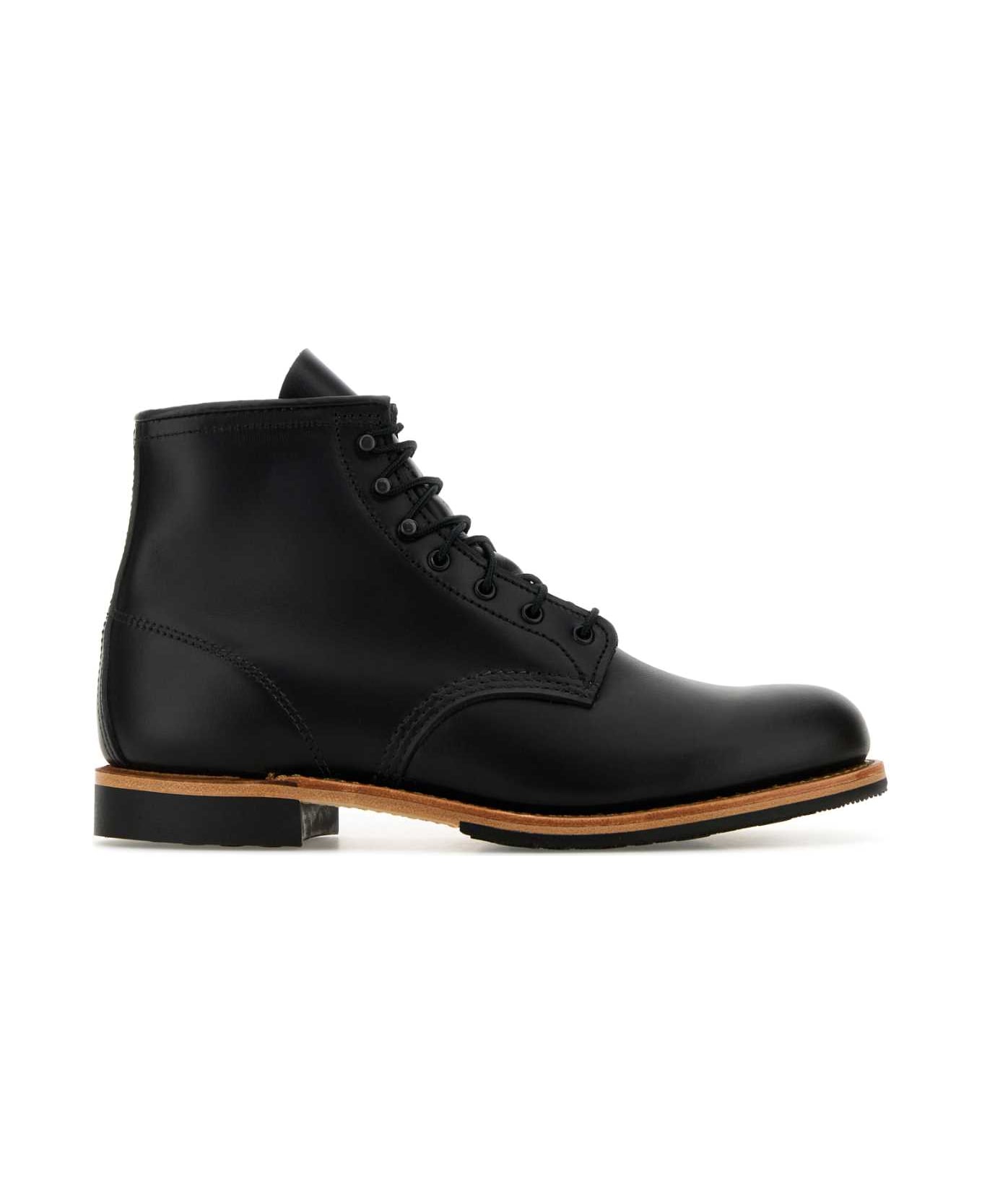 Red Wing Black Leather Beckman Ankle Boots - BLKEXCALIBUR