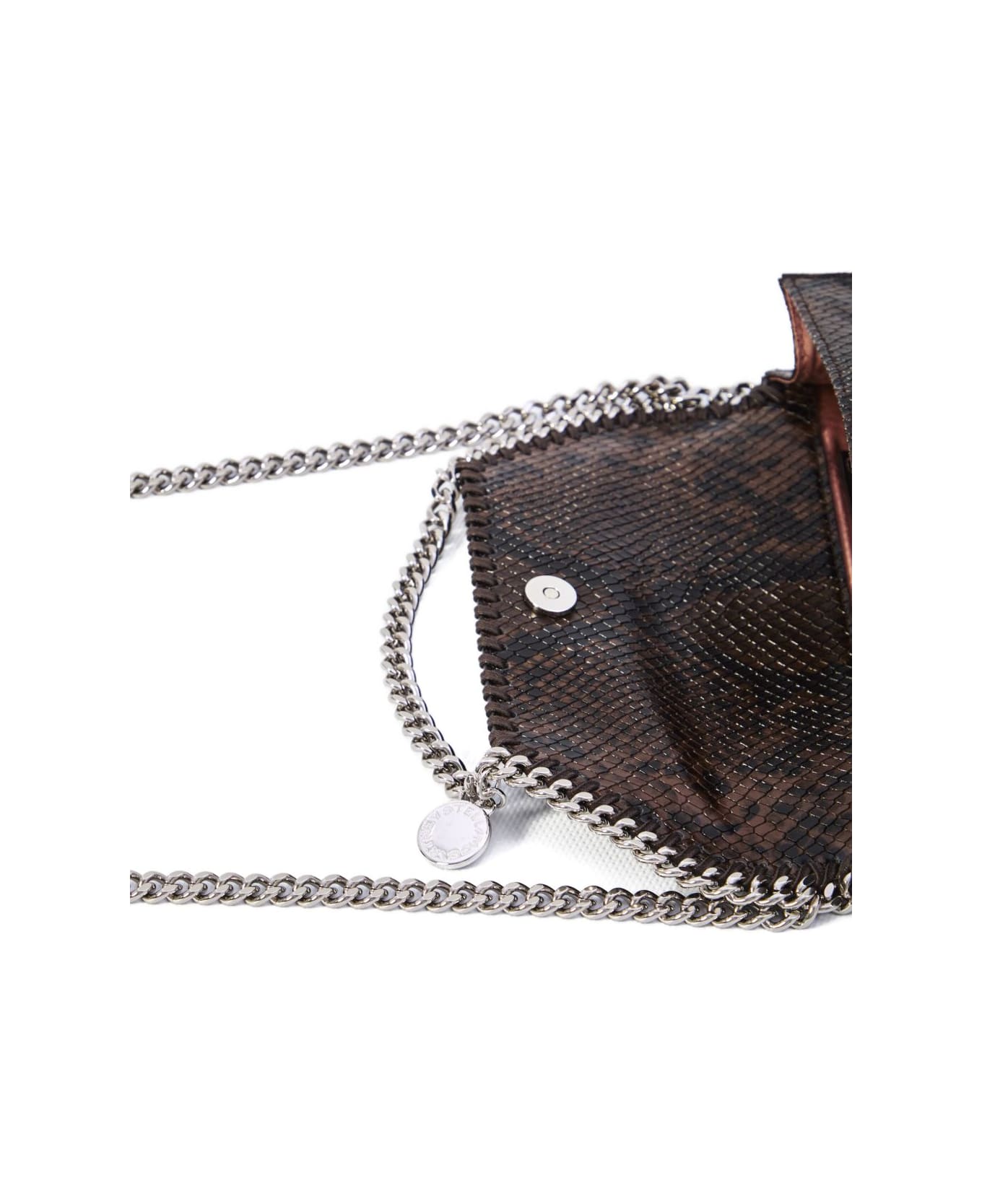 Stella McCartney Falabella Wallet On Chain - Brown