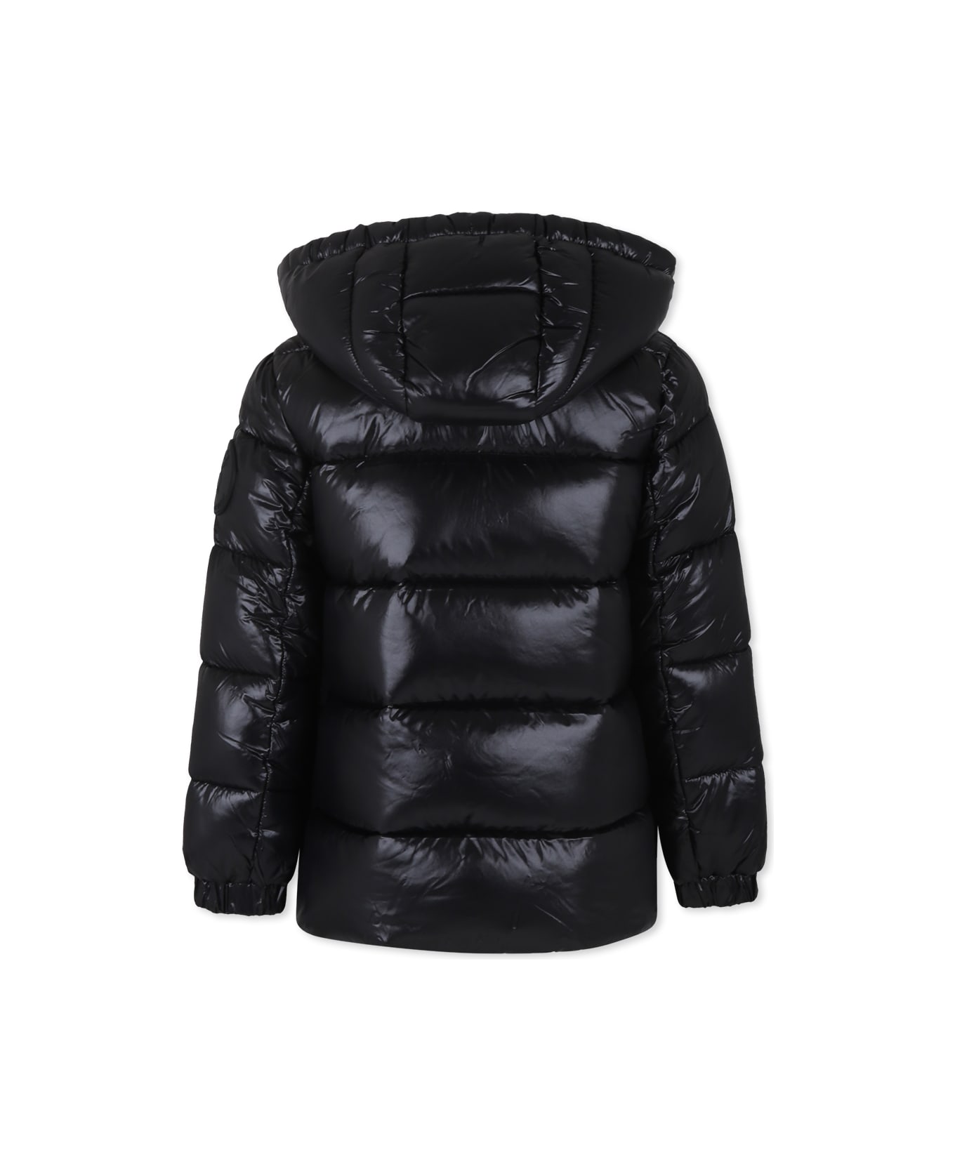 Save the Duck Black Down Jacket For Boy - Black