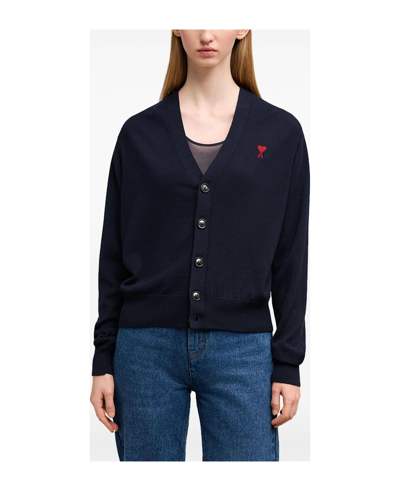 Ami Alexandre Mattiussi Cardigan - Night Blue