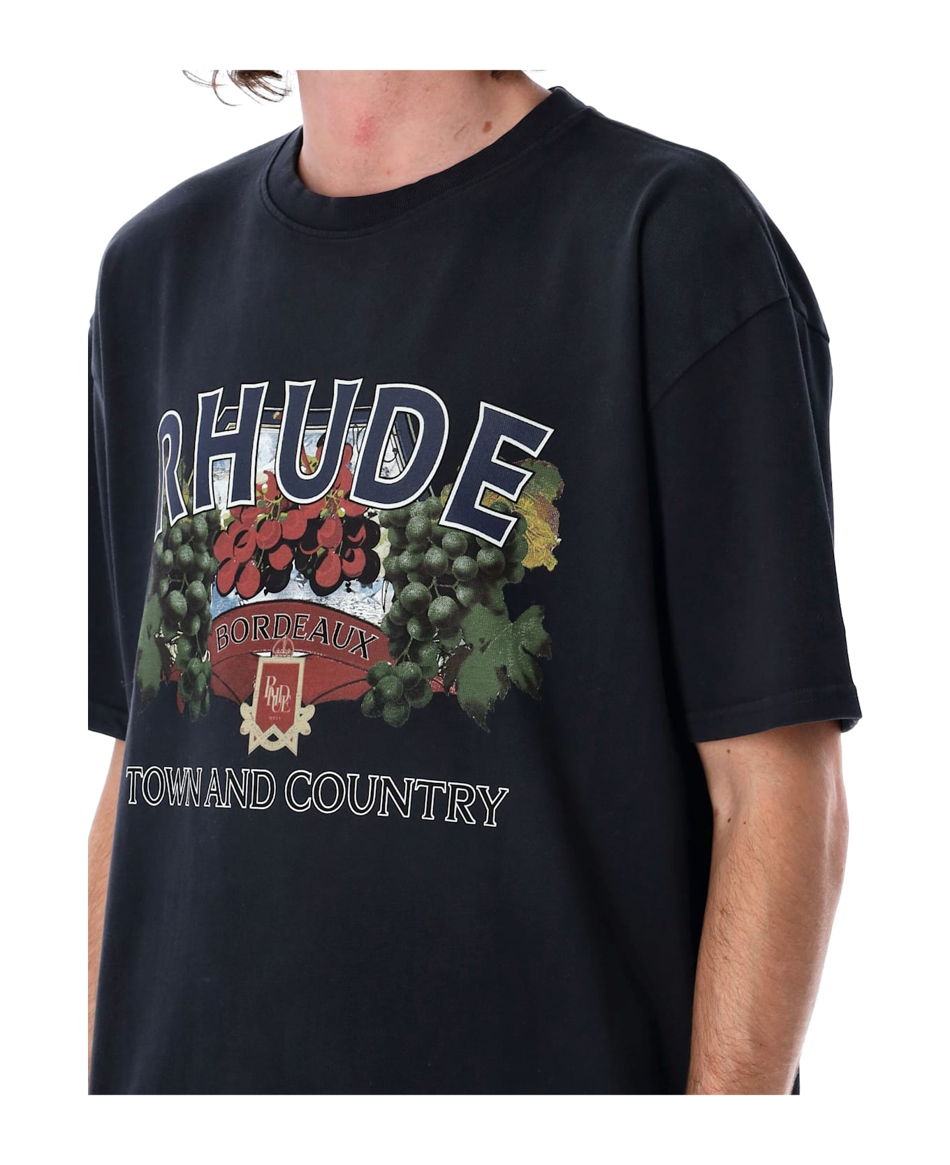 Rhude Town And Country Tee - VNTG BLACK